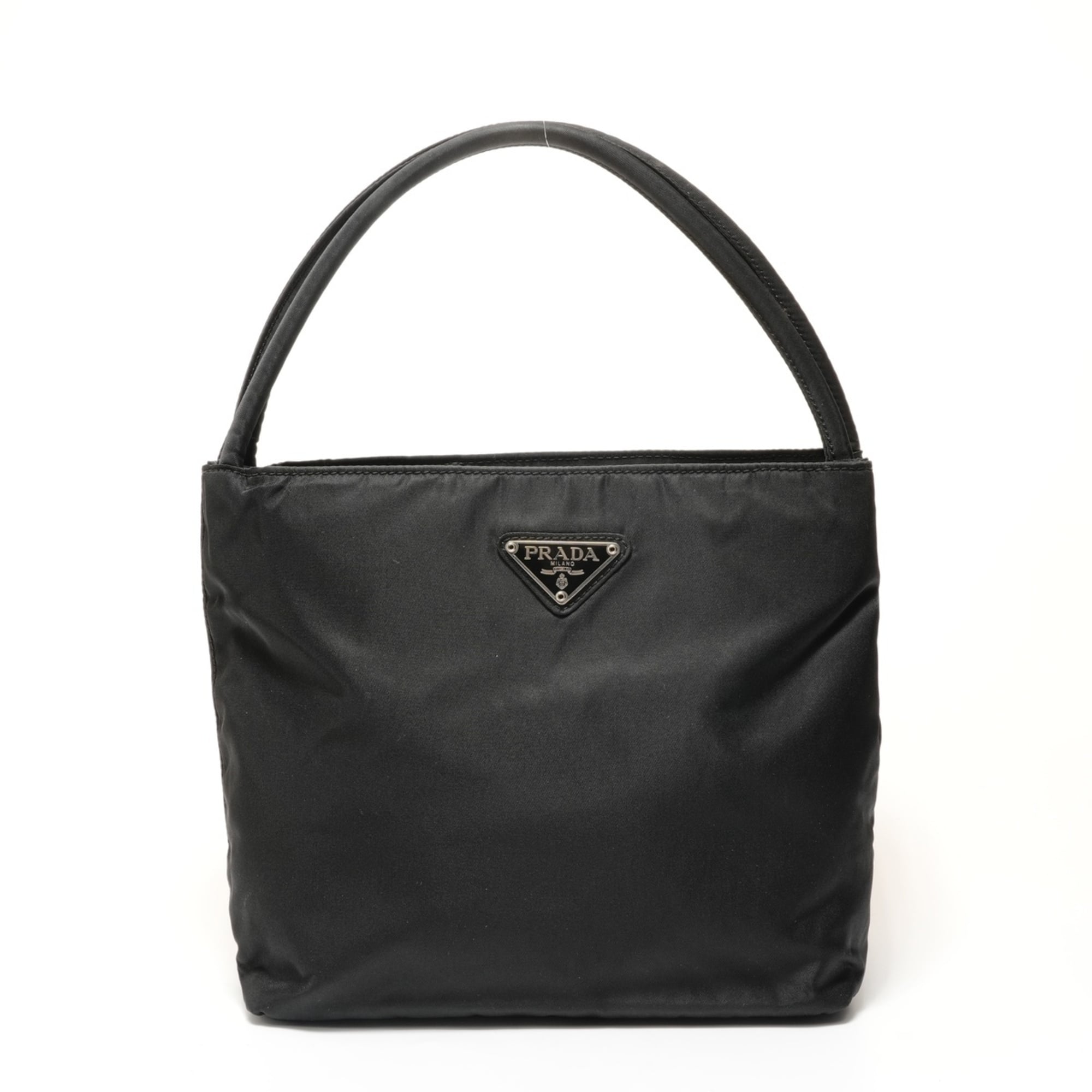 Prada Black Brown Nylon Handbag (Pre-Owned)