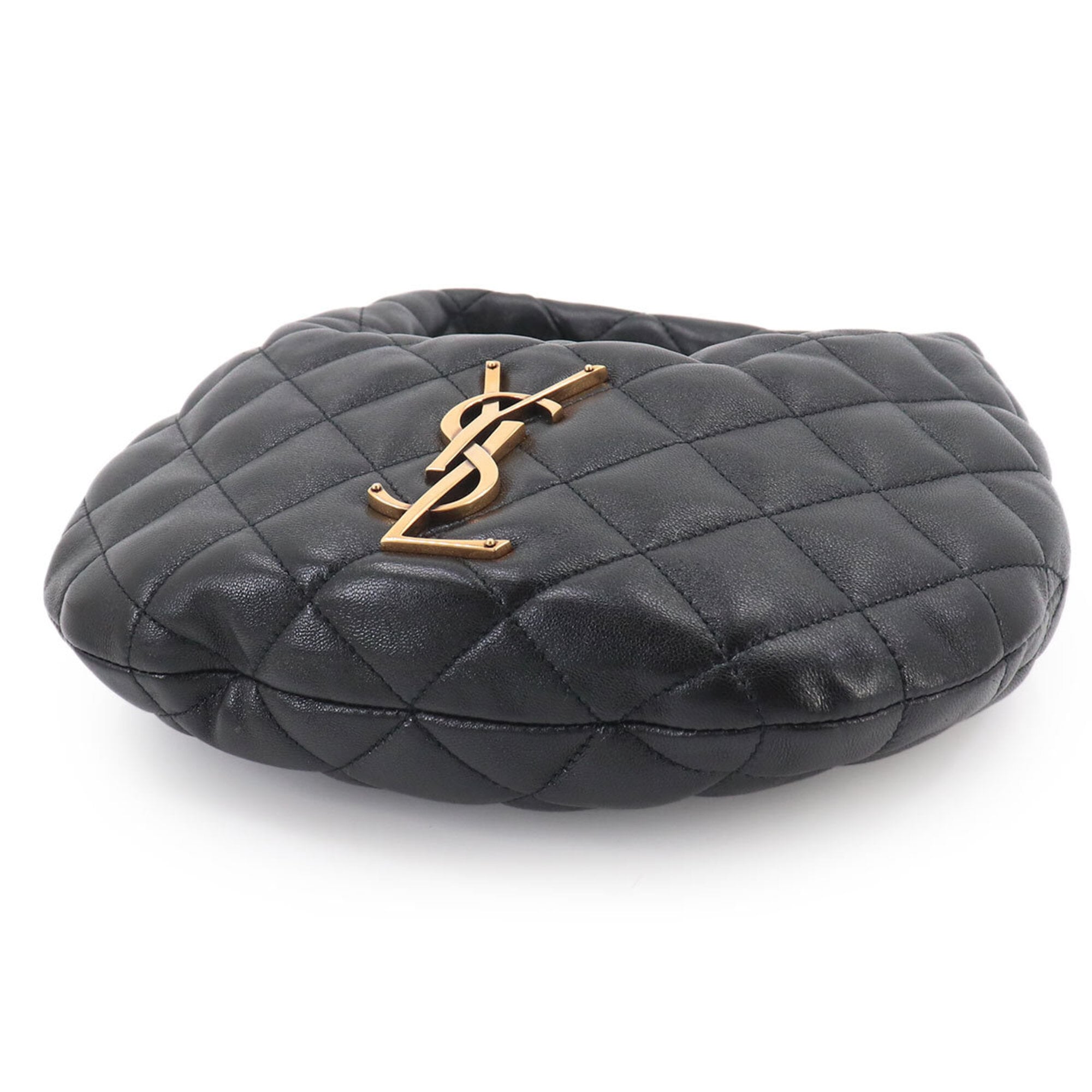 Saint Laurent Black Leather Handbag (Pre-Owned)