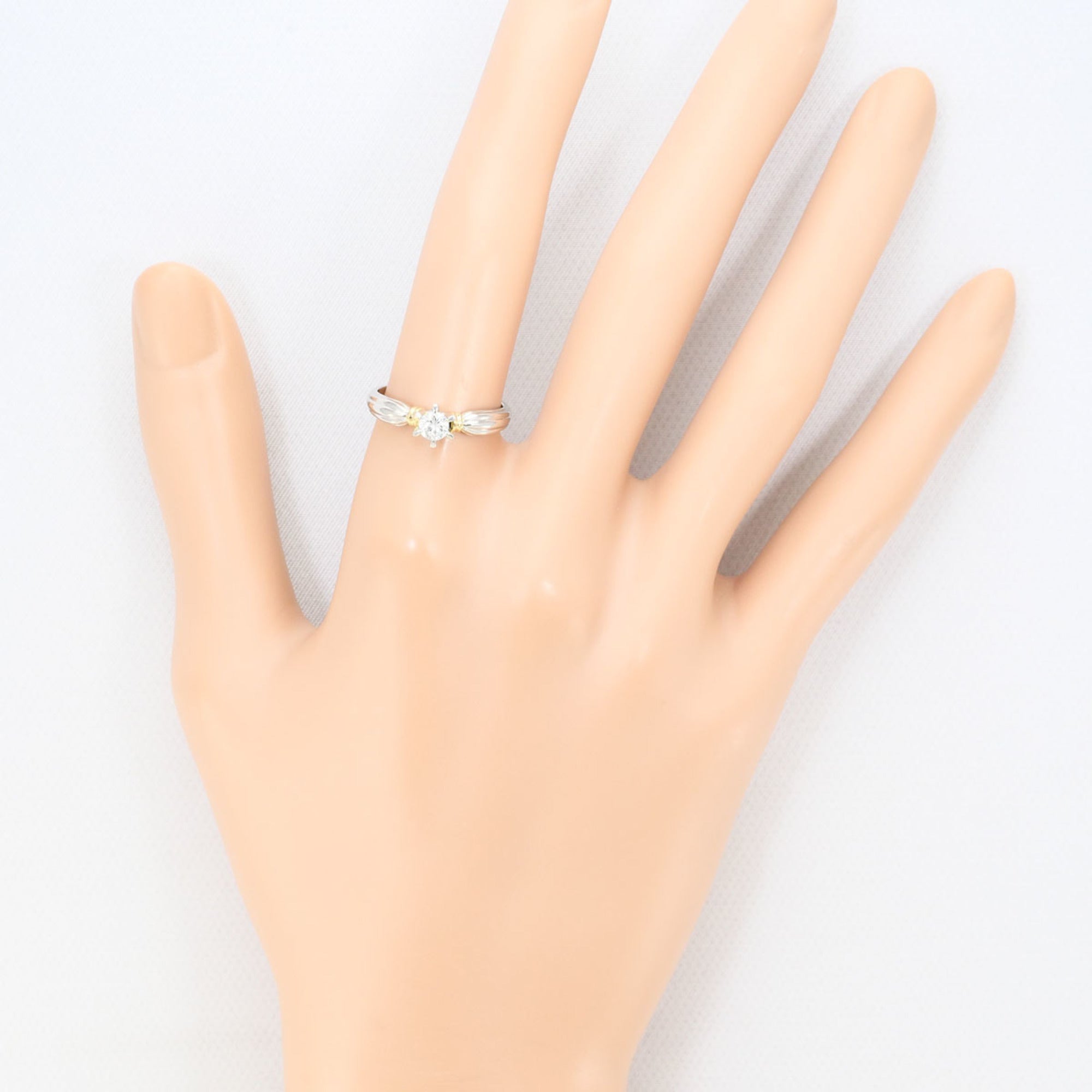 Unbranded Platinum Yellow Gold Yellow Gold (18K) Platinum 900 Band Ring (Pre-Owned)