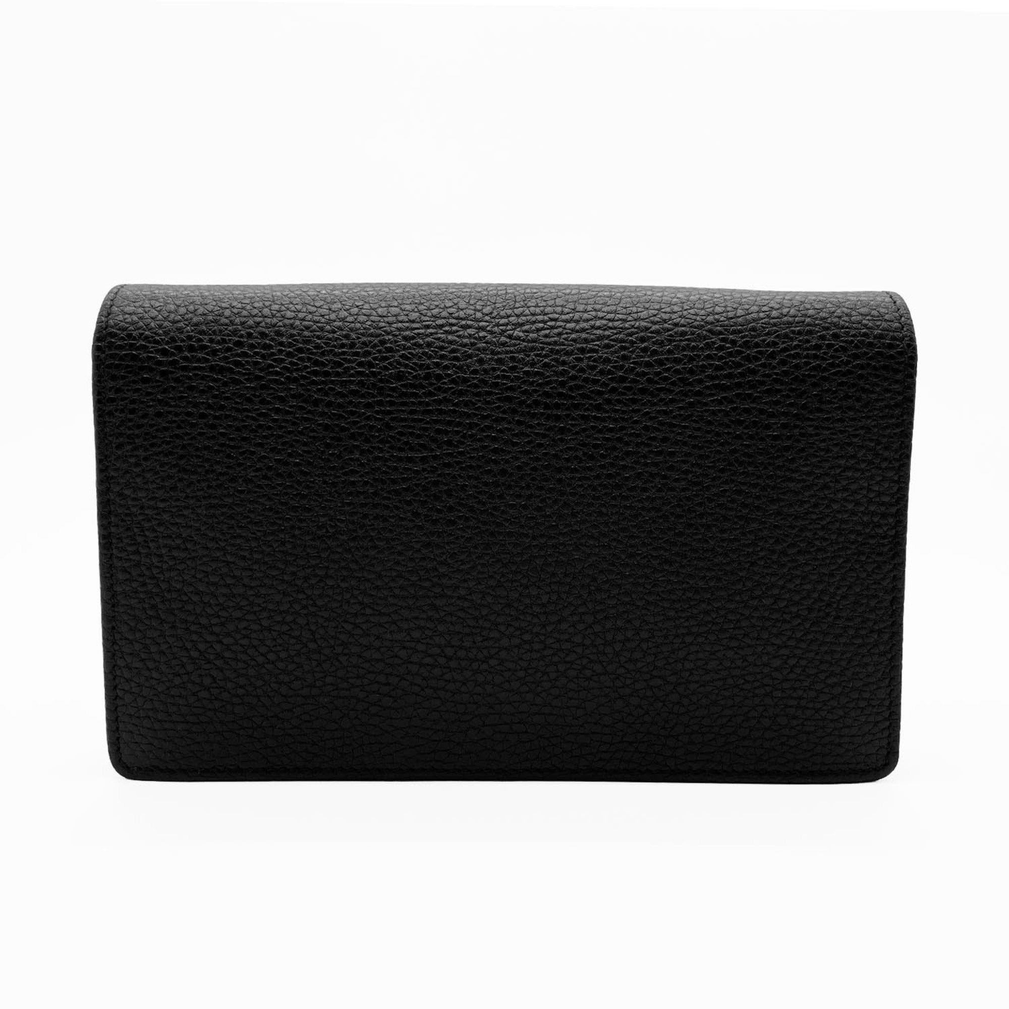 Gucci Soho Black Leather Shoulder Bag (Pre-Owned)