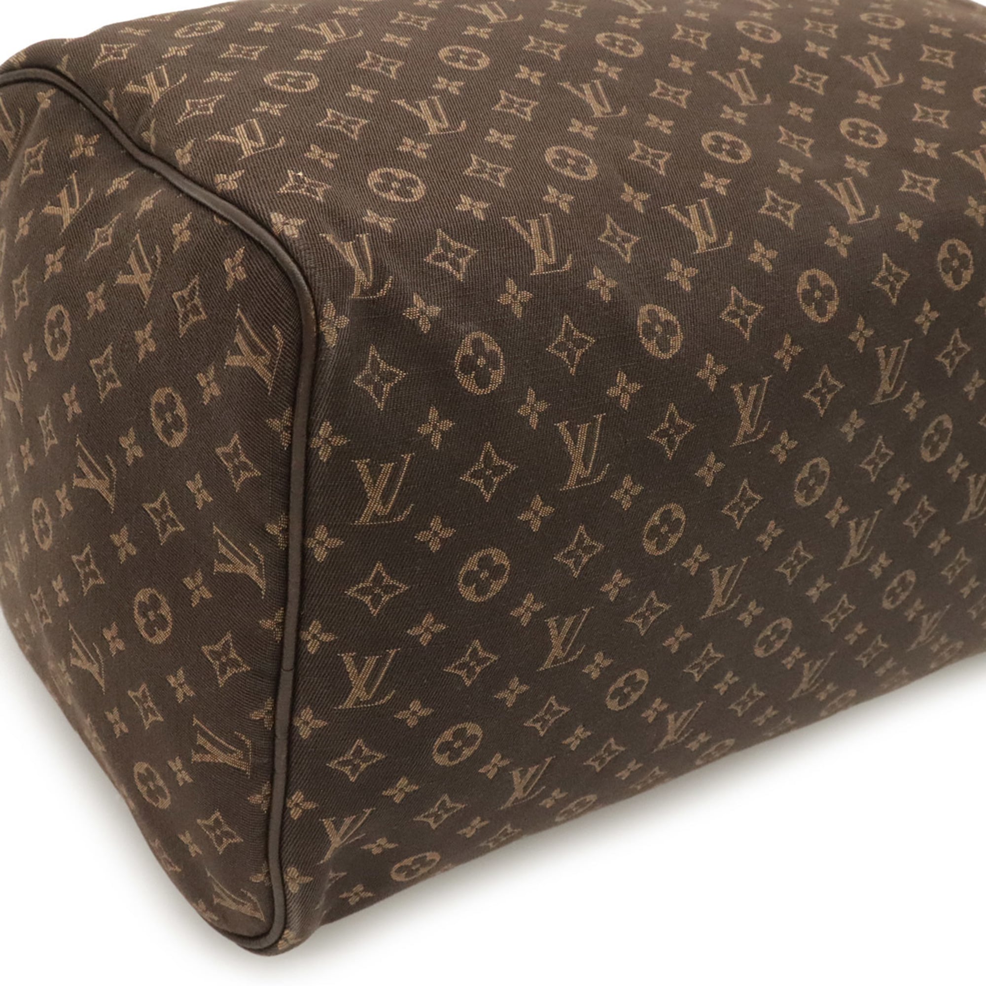 Louis Vuitton Ebene Canvas Leather Handbag (Pre-Owned)