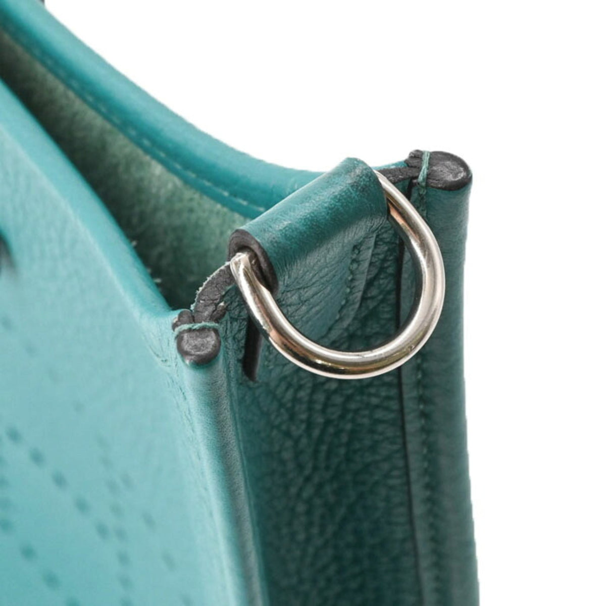 Hermes Blue Blue Paon Taurillon Clemence Leather Shoulder Bag (Pre-Owned)
