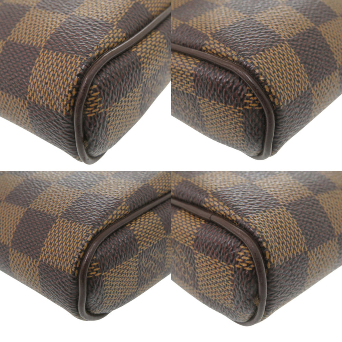 Louis Vuitton Damier Brown Damier Canvas Pochette Shoulder Bag (Pre-Owned)