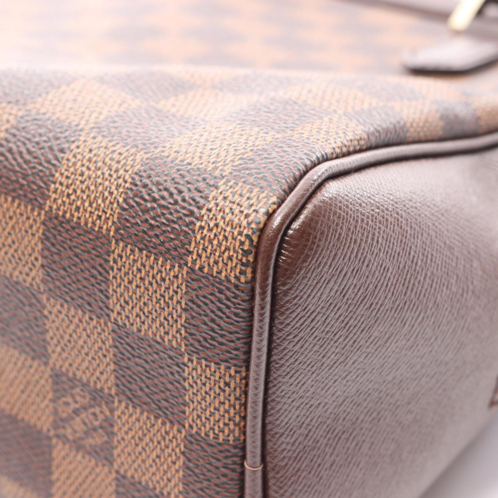 Louis Vuitton Damier Brown Coated Canvas Leather Handbag (Pre-Owned)