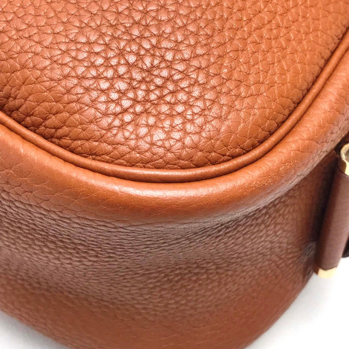 Hermes Brown Leather Shoulder Bag (Pre-Owned)