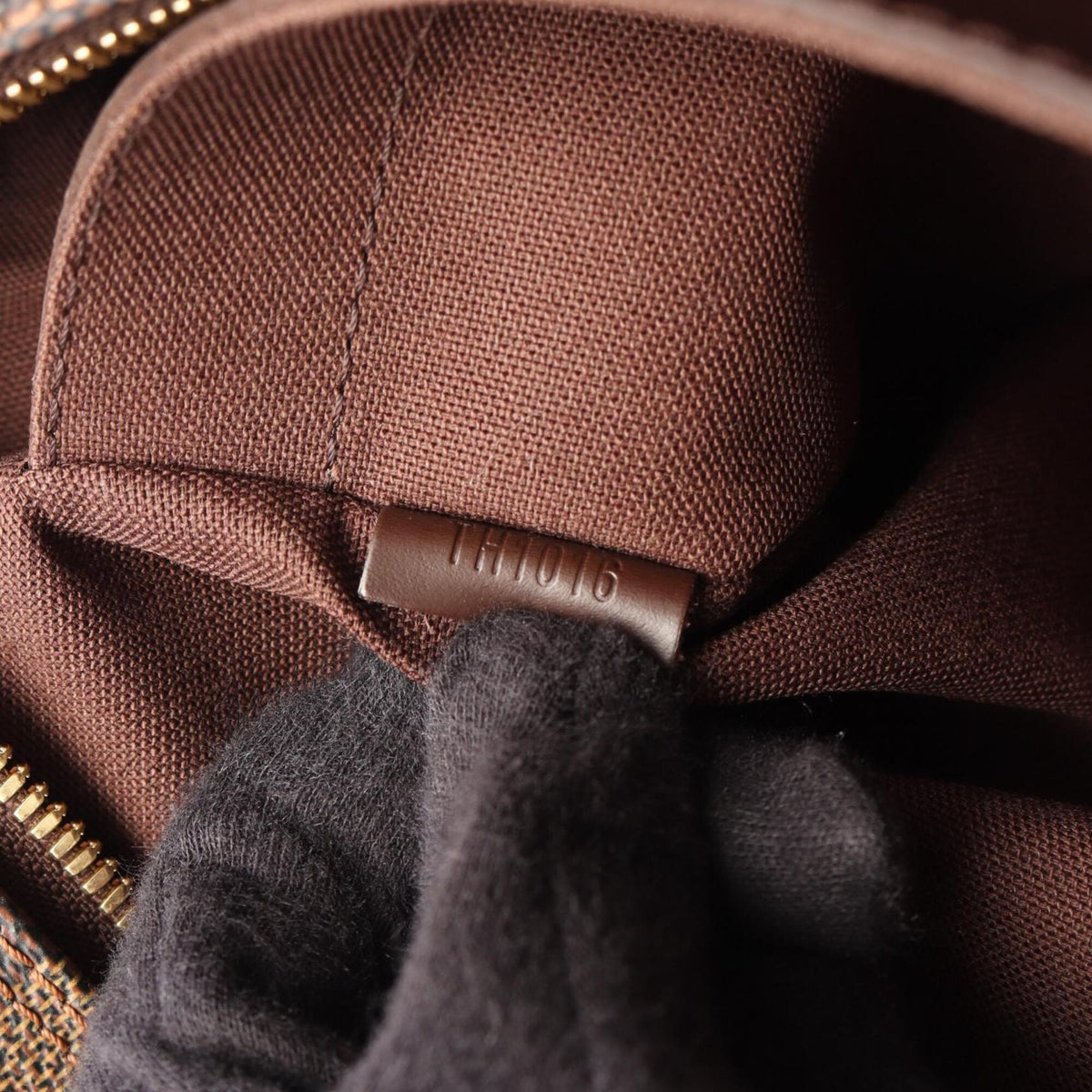 Louis Vuitton Brown Coated Canvas Pvc Leather Handbag Shoulder Bag (Pre-Owned)