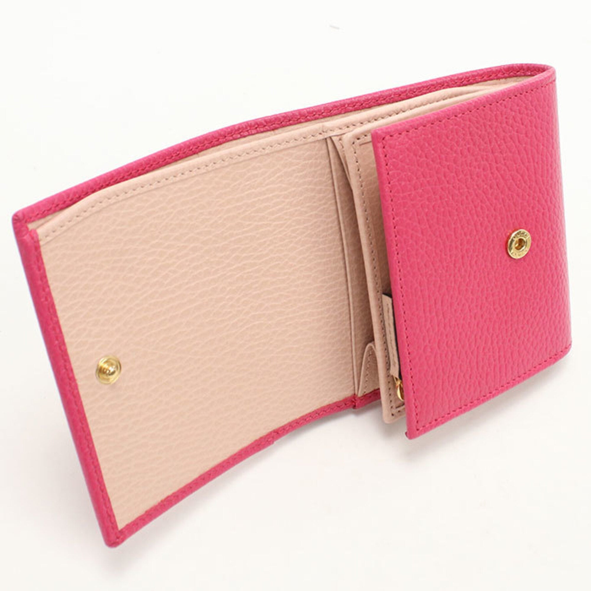 Gucci Pink Leather Wallet (Bi-Fold) (Pre-Owned)