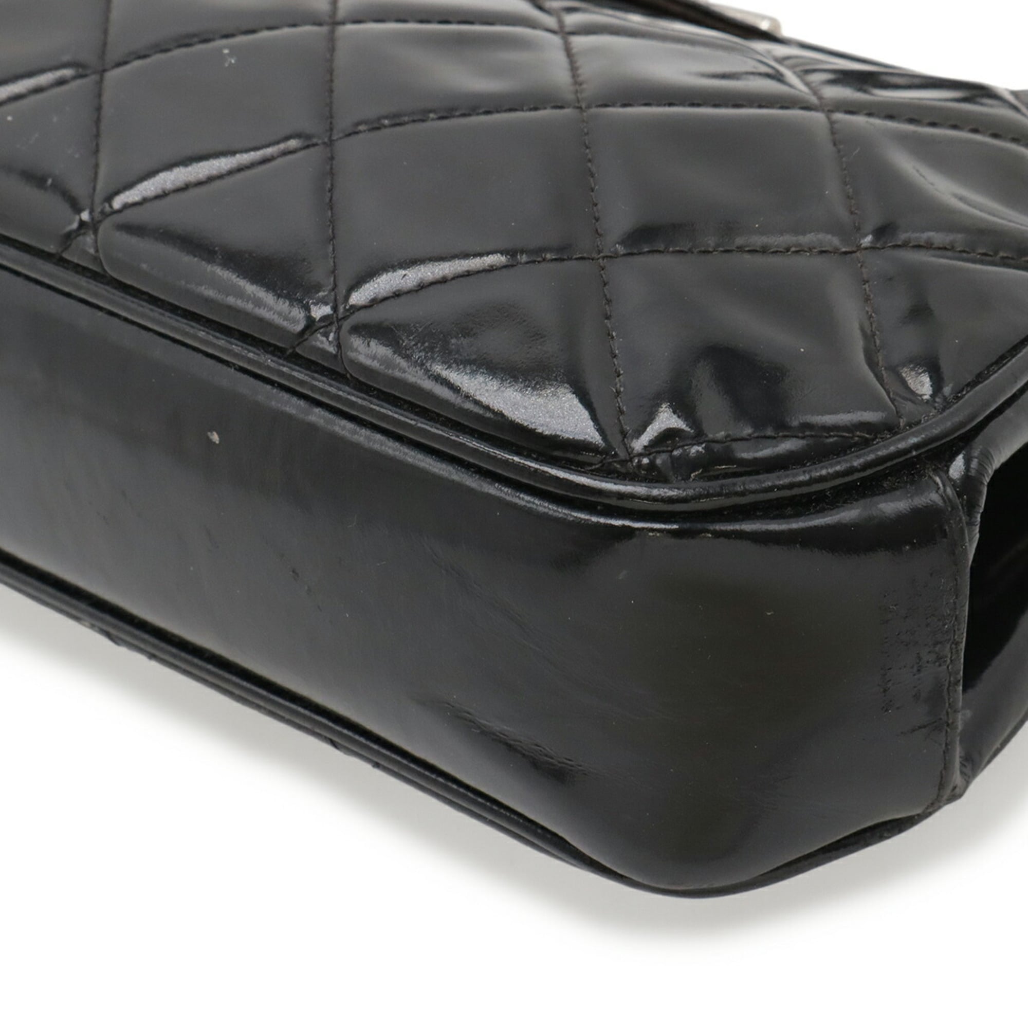 Chanel Matelasse Black Ethylen Vinyl Acetate (Eva) Handbag (Pre-Owned)