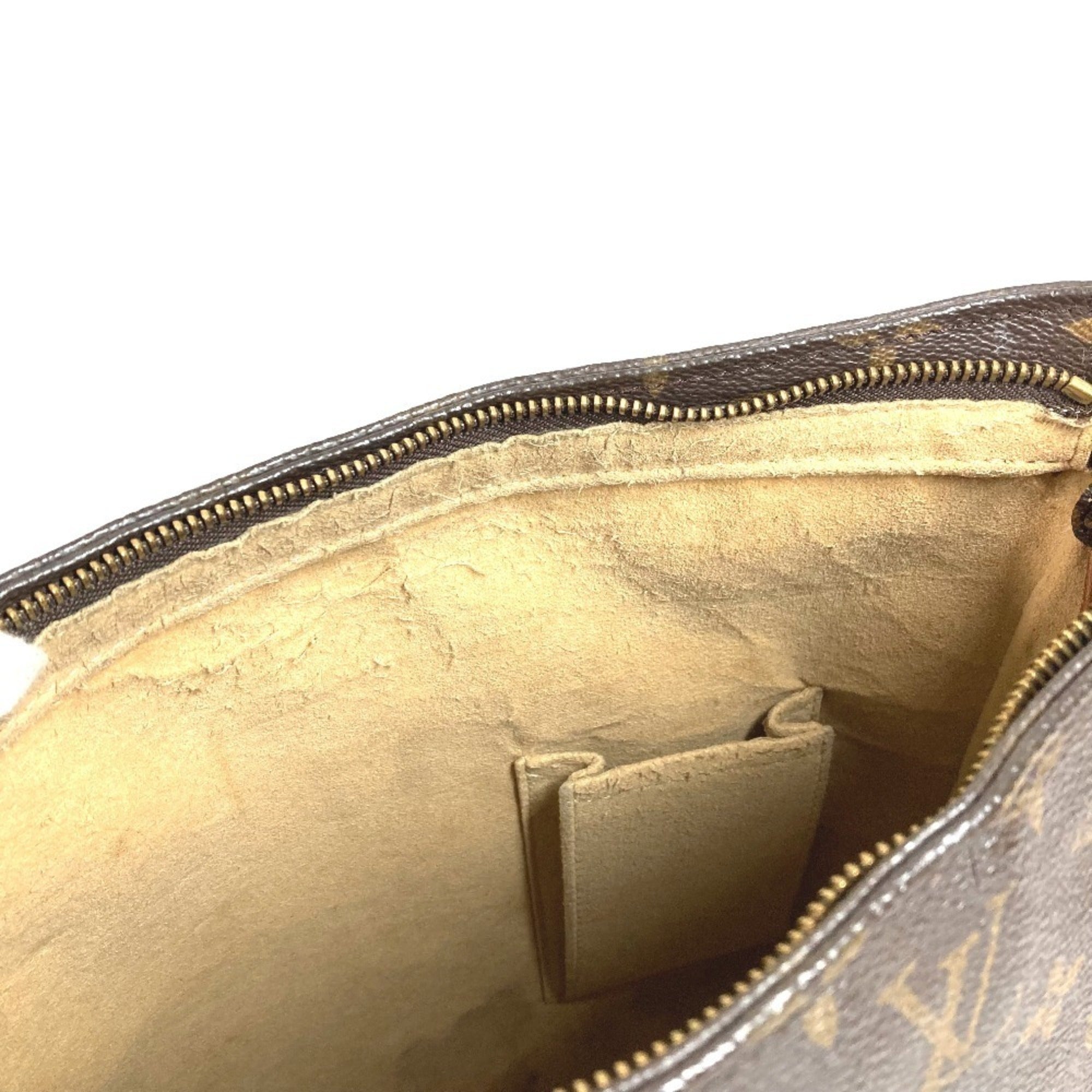Louis Vuitton Brown Monogram Handbag Shoulder Bag (Pre-Owned)