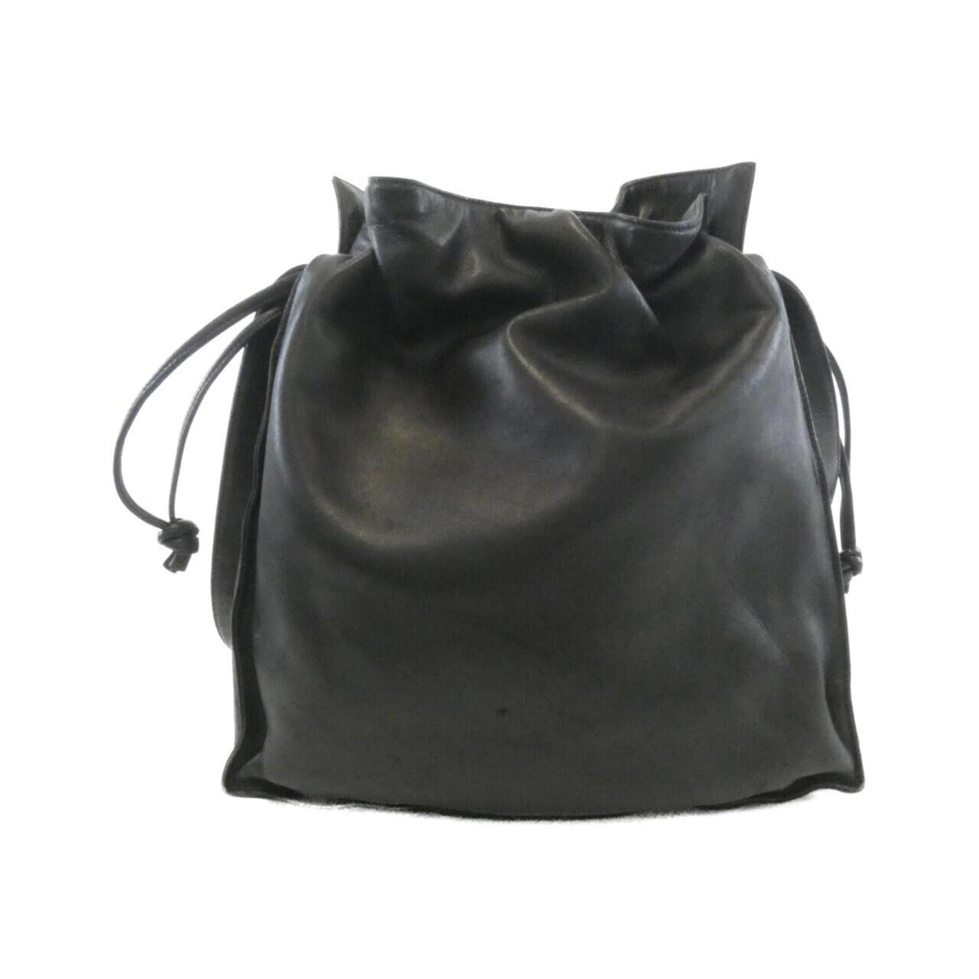 Loewe Black Leather Handbag (Pre-Owned)