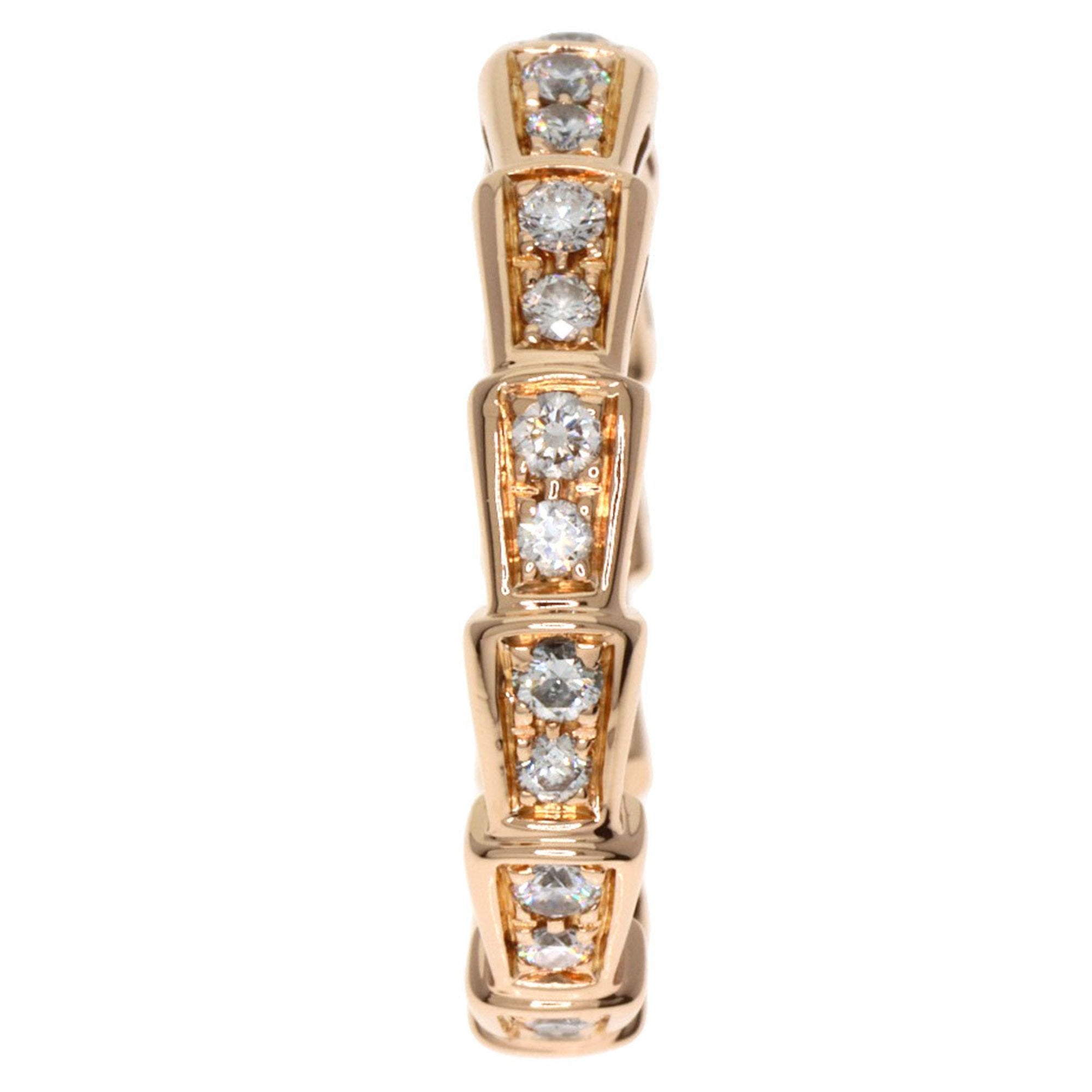 Bvlgari Serpenti Pink Gold (18K) Band Ring (Pre-Owned)