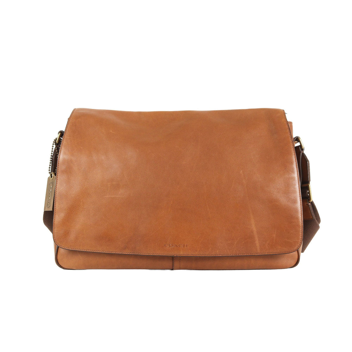 Coach Brown Leather Shoulder Bag (Pre-Owned)