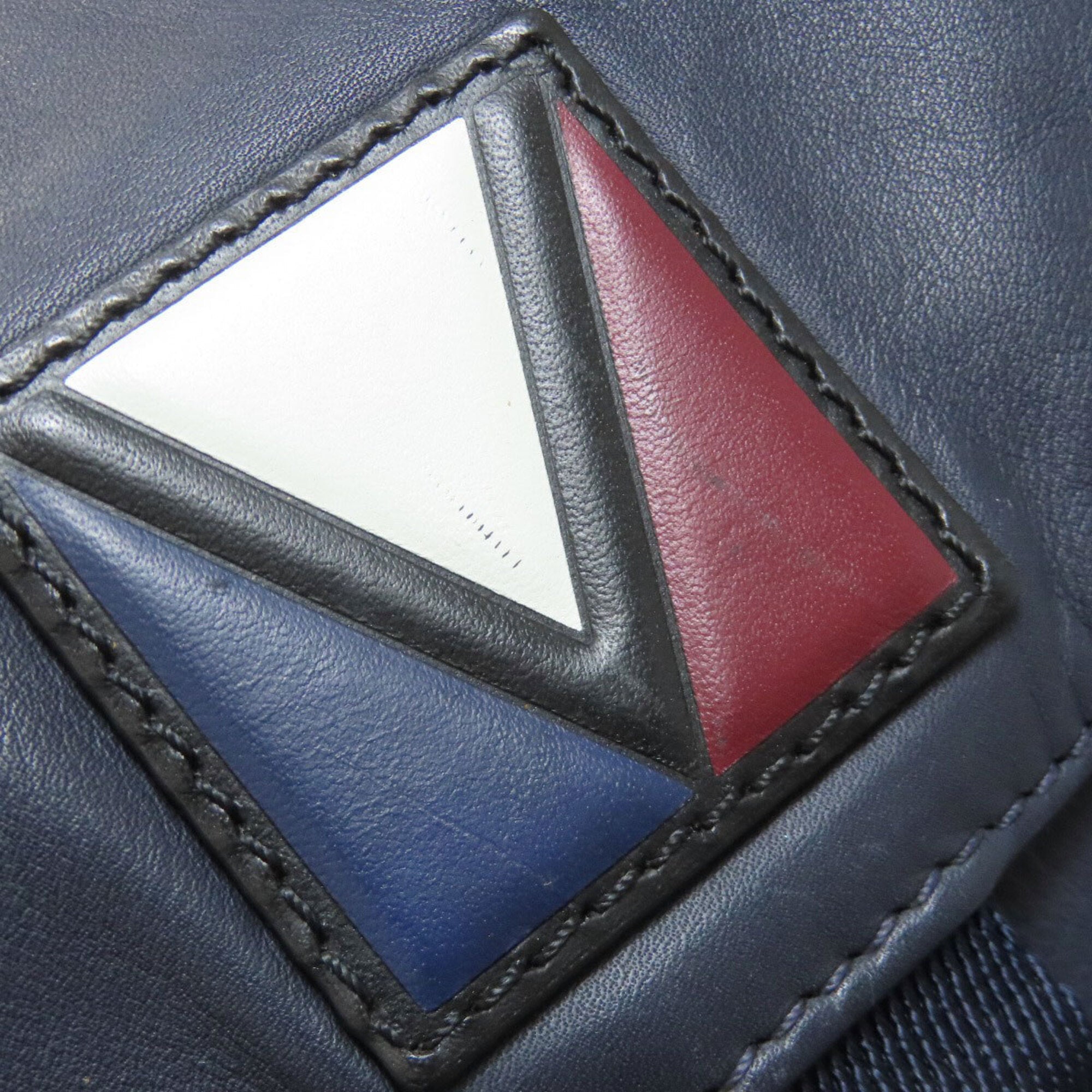 Louis Vuitton Navy Leather Backpack (Pre-Owned)