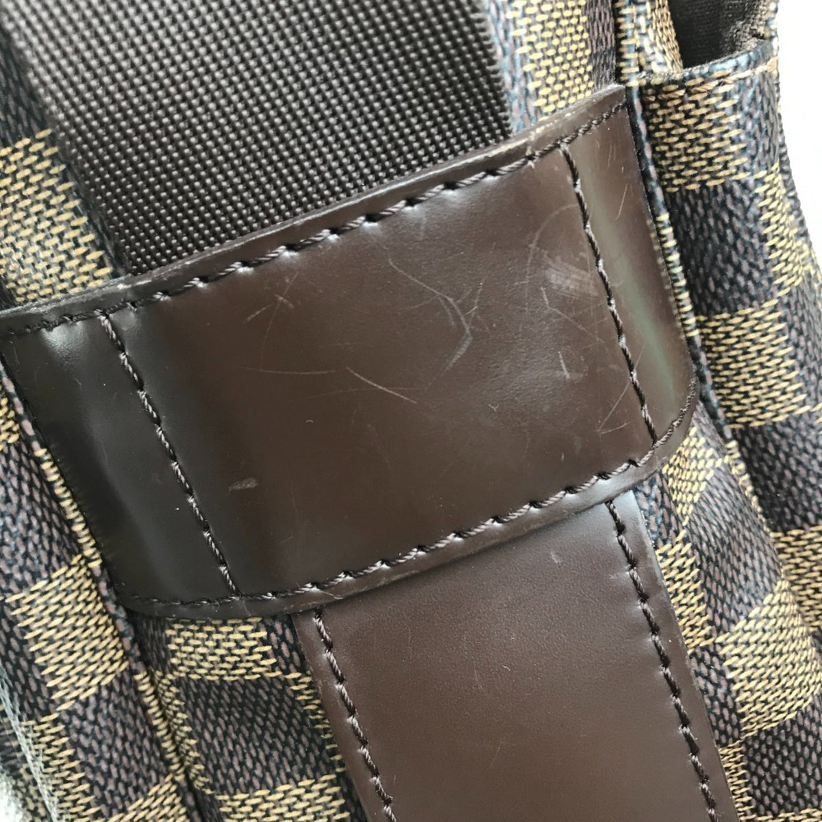 Louis Vuitton Brown Damier Canvas Ebene Damier Canvas Messenger Bag Shoulder Bag (Pre-Owned)