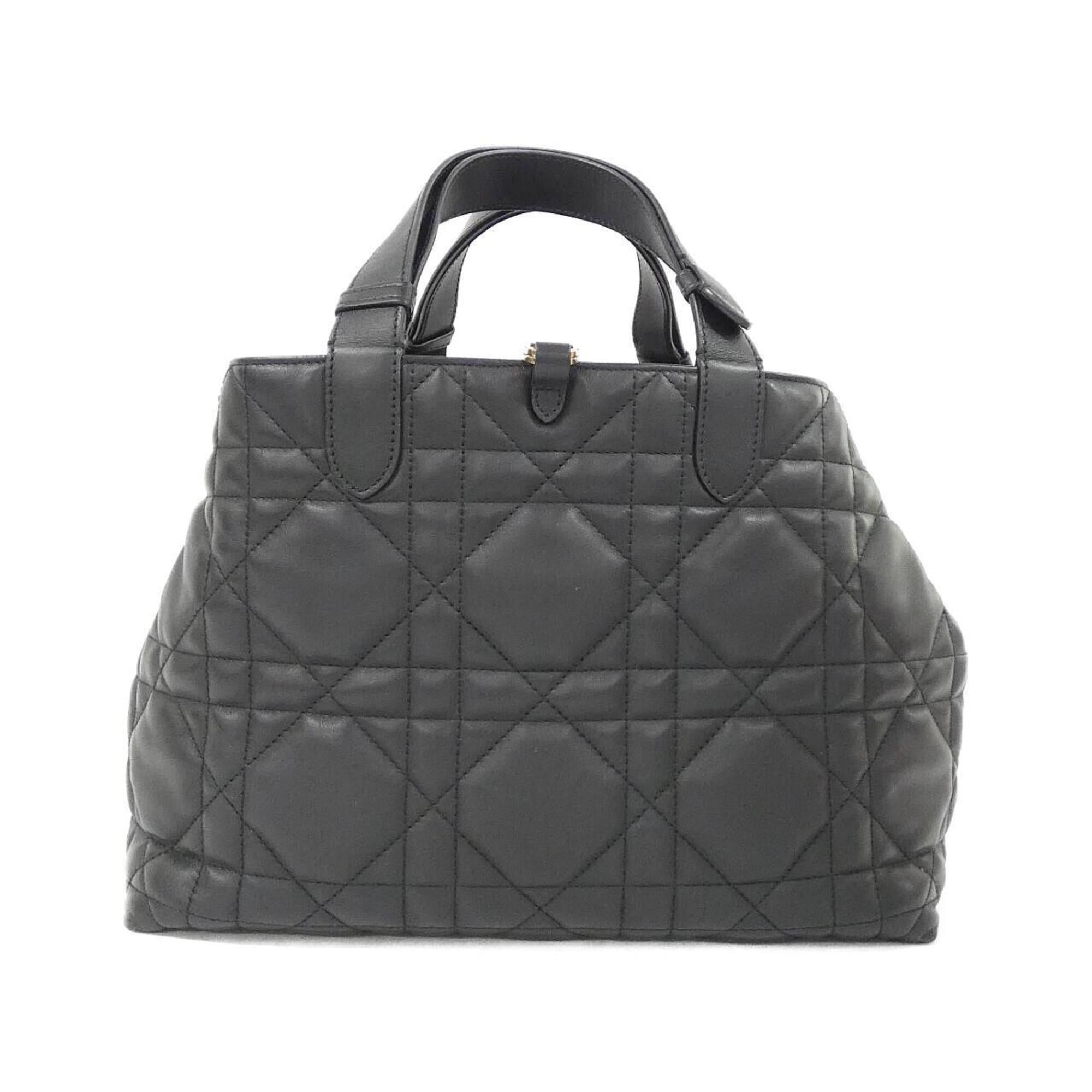 Christian Dior Black Leather Handbag (Pre-Owned)