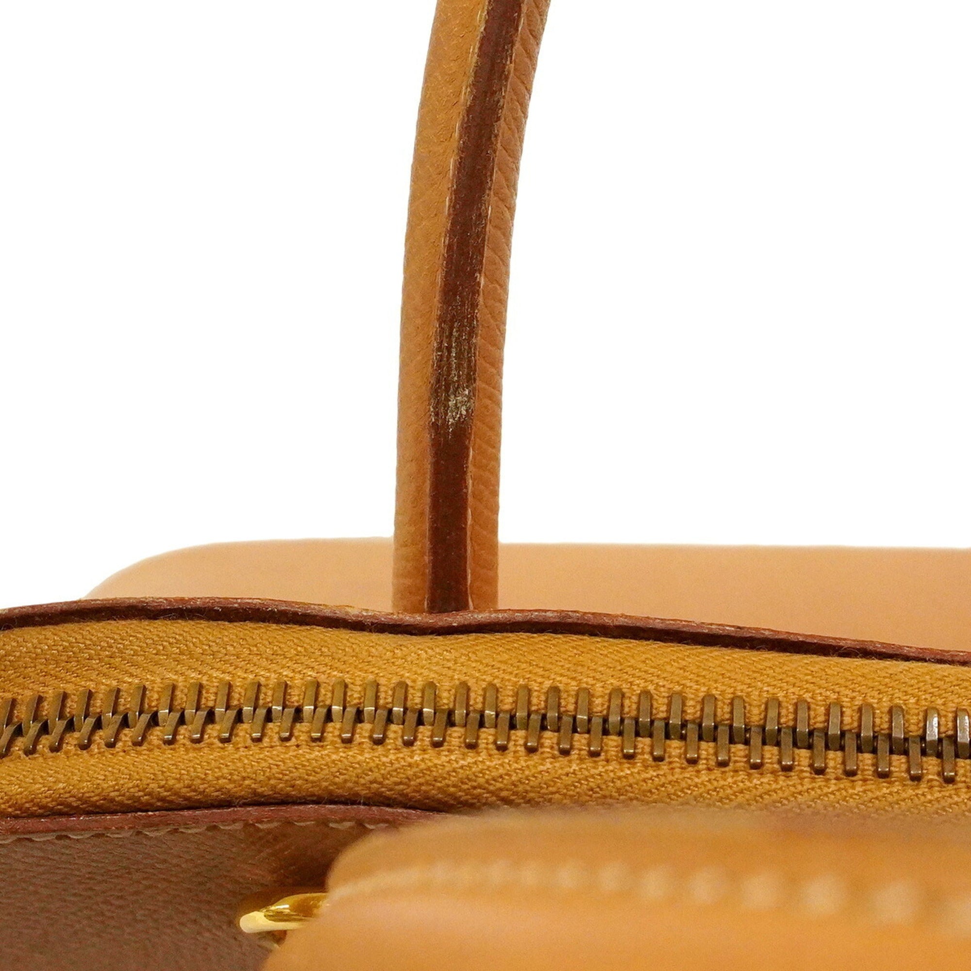 Hermes Natural Sable Courchevel Leather Handbag (Pre-Owned)