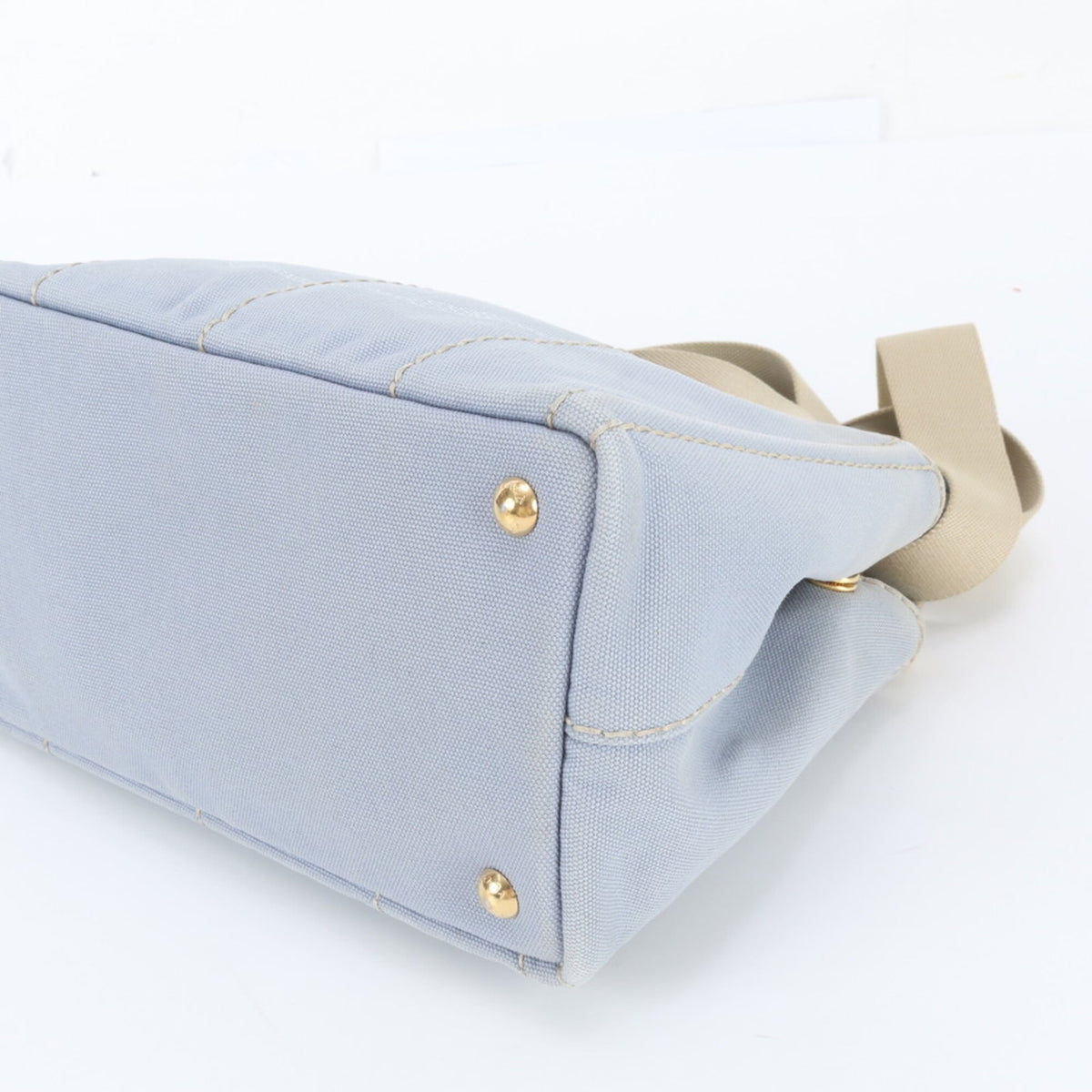 Prada Blue Handbag Shoulder Bag Tote Bag (Pre-Owned)