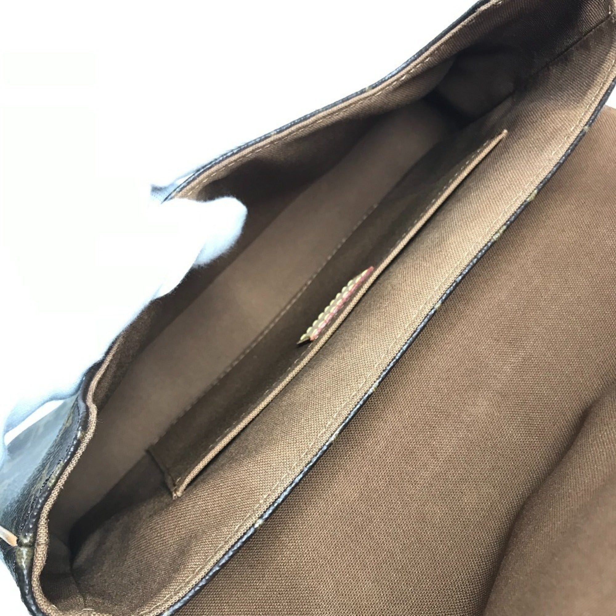 Louis Vuitton Brown Monogram Canvas Handbag (Pre-Owned)