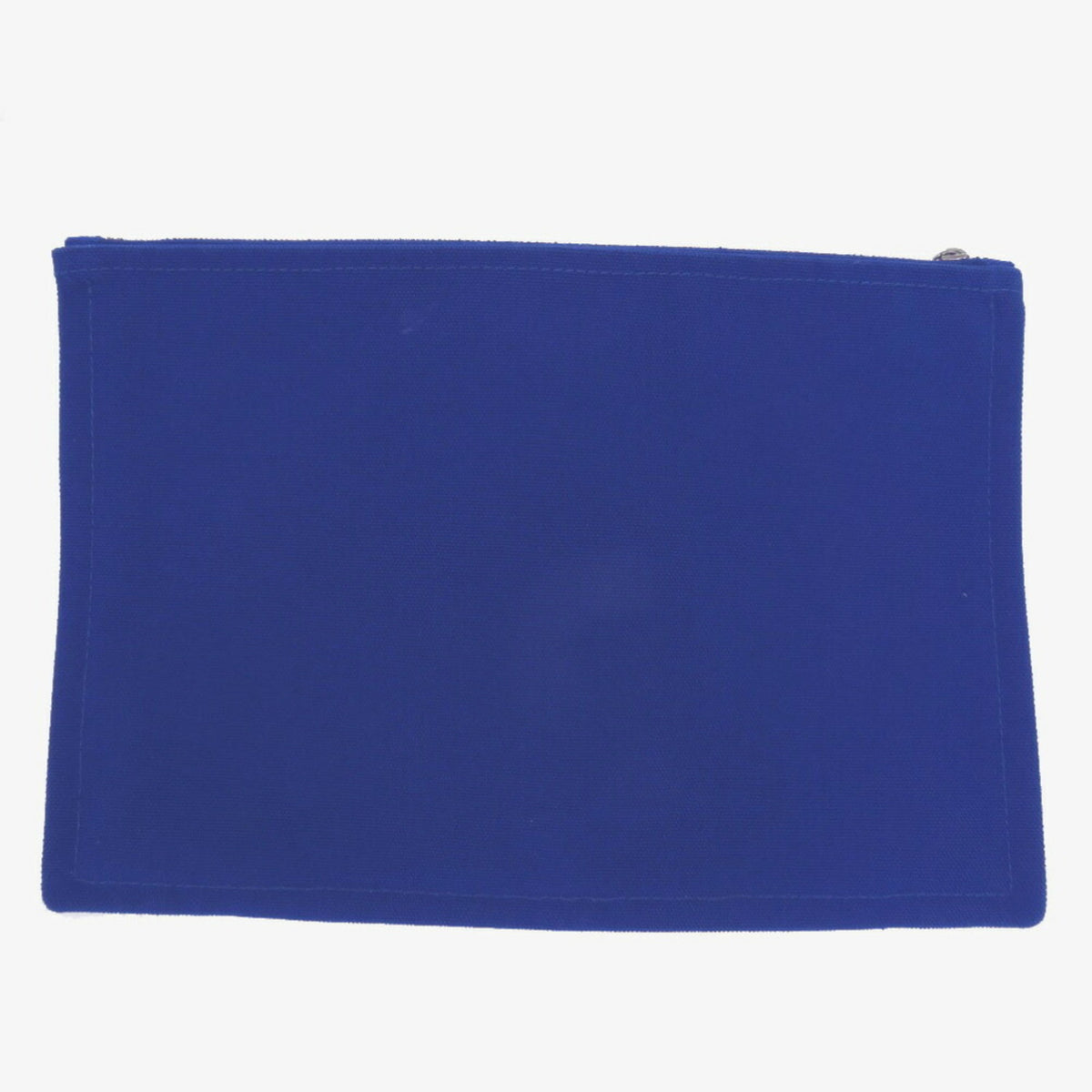Hermes Blue Cotton Canvas Pouch (Pre-Owned)