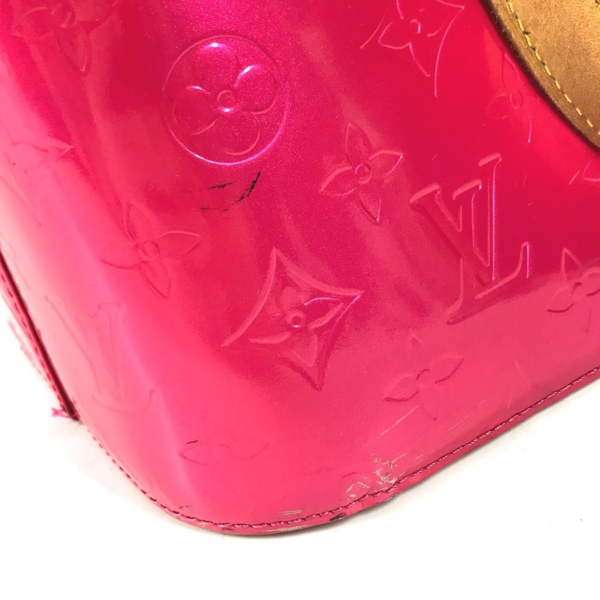 Louis Vuitton Monogram Vernis Fuchsia Pink Monogram Vernis Handbag Shoulder Bag Tote Bag (Pre-Owned)