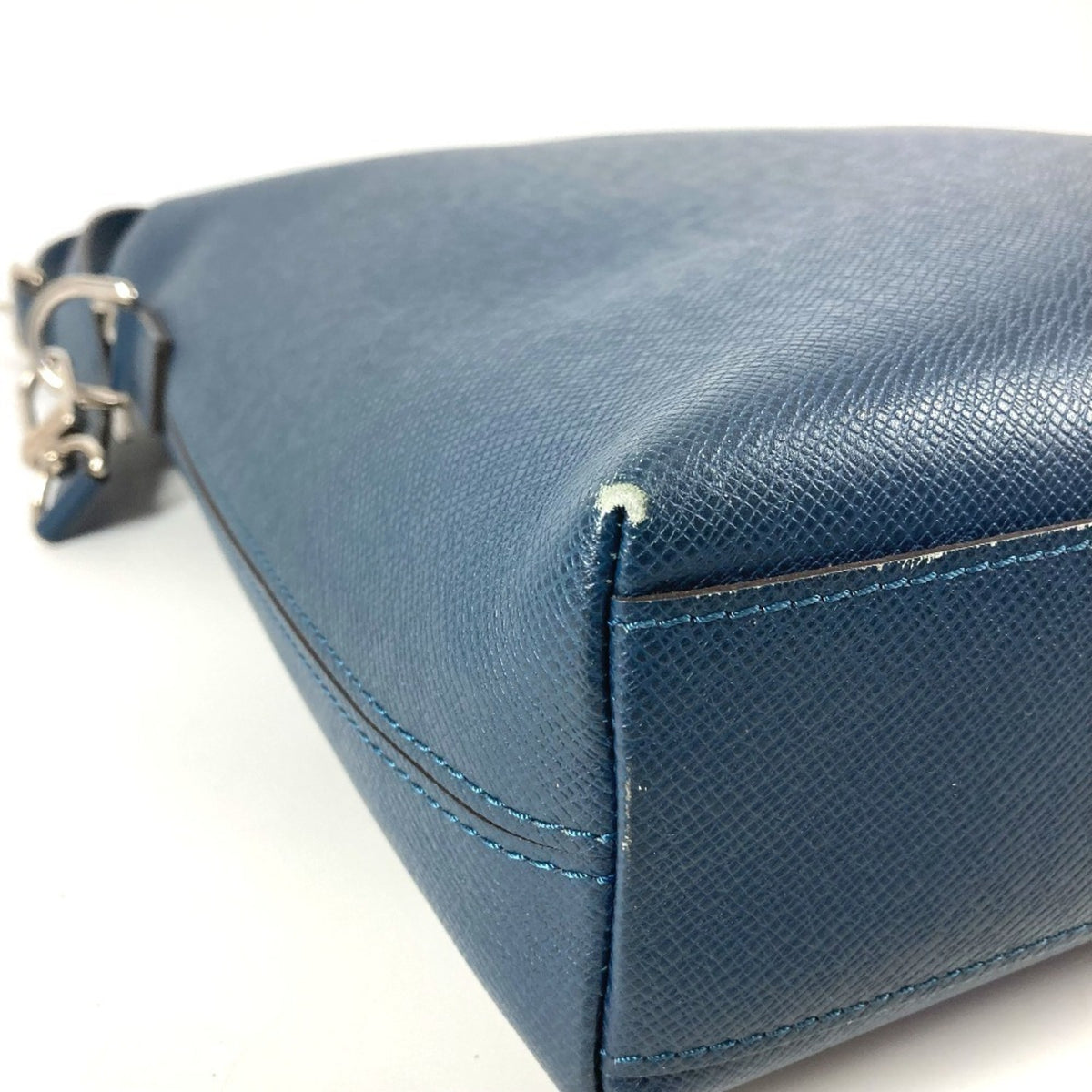 Louis Vuitton Blue Ocean Taiga Leather Leather Shoulder Bag Tote Bag (Pre-Owned)