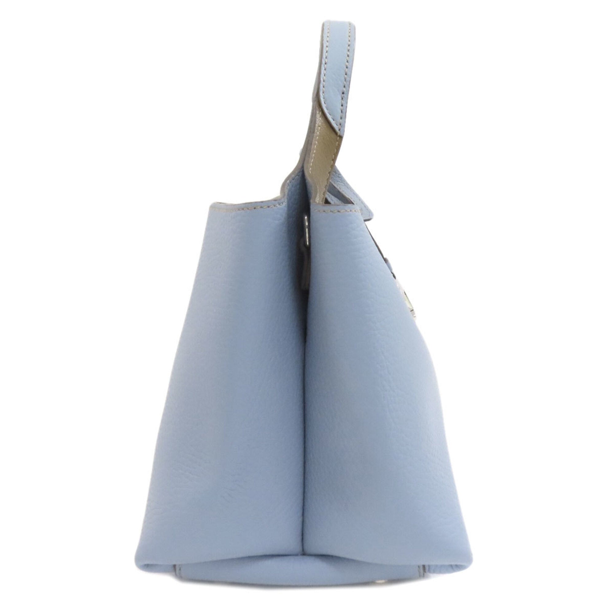 Tod's Light Blue Leather Handbag (Pre-Owned)