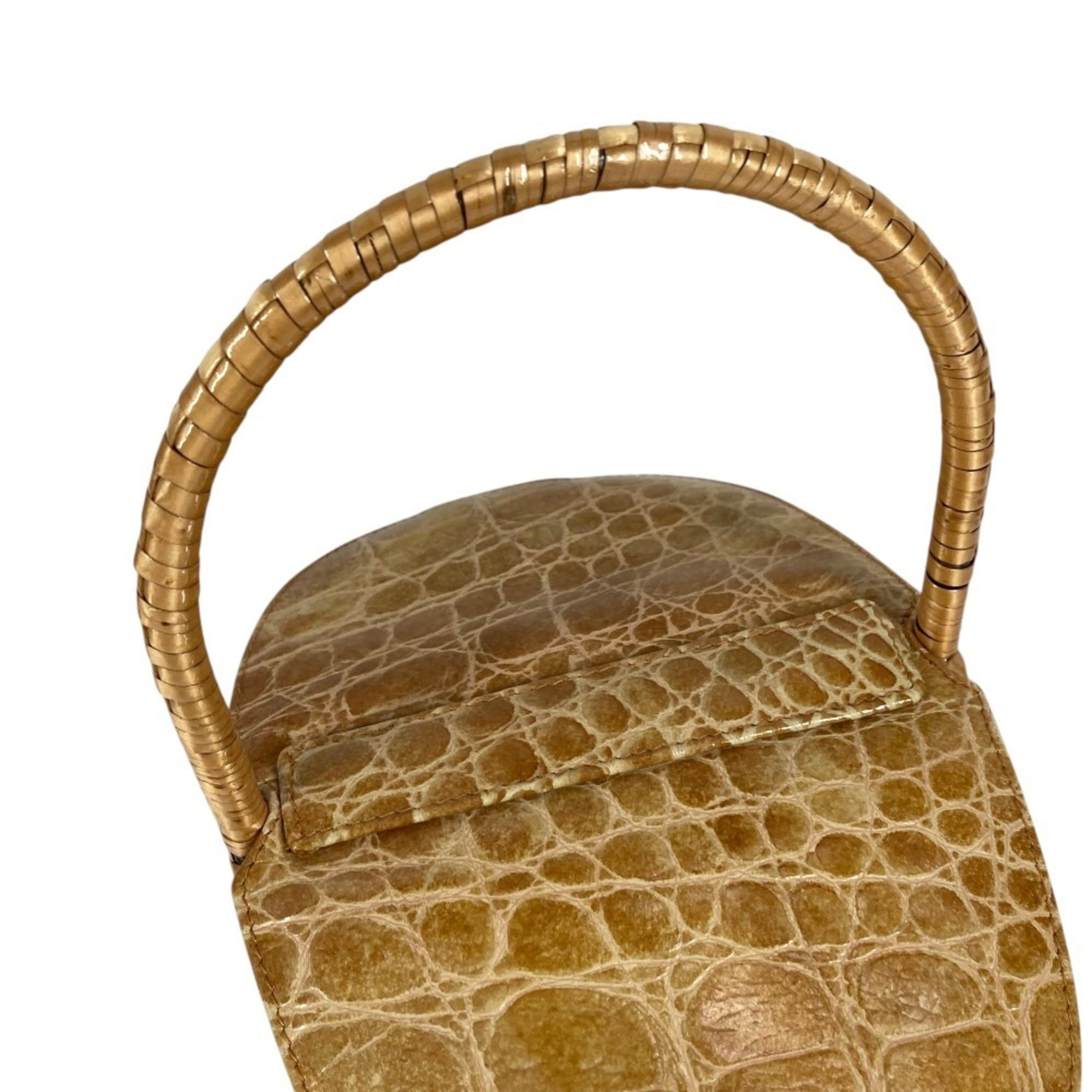 Fendi Beige Hemp Leather Handbag (Pre-Owned)