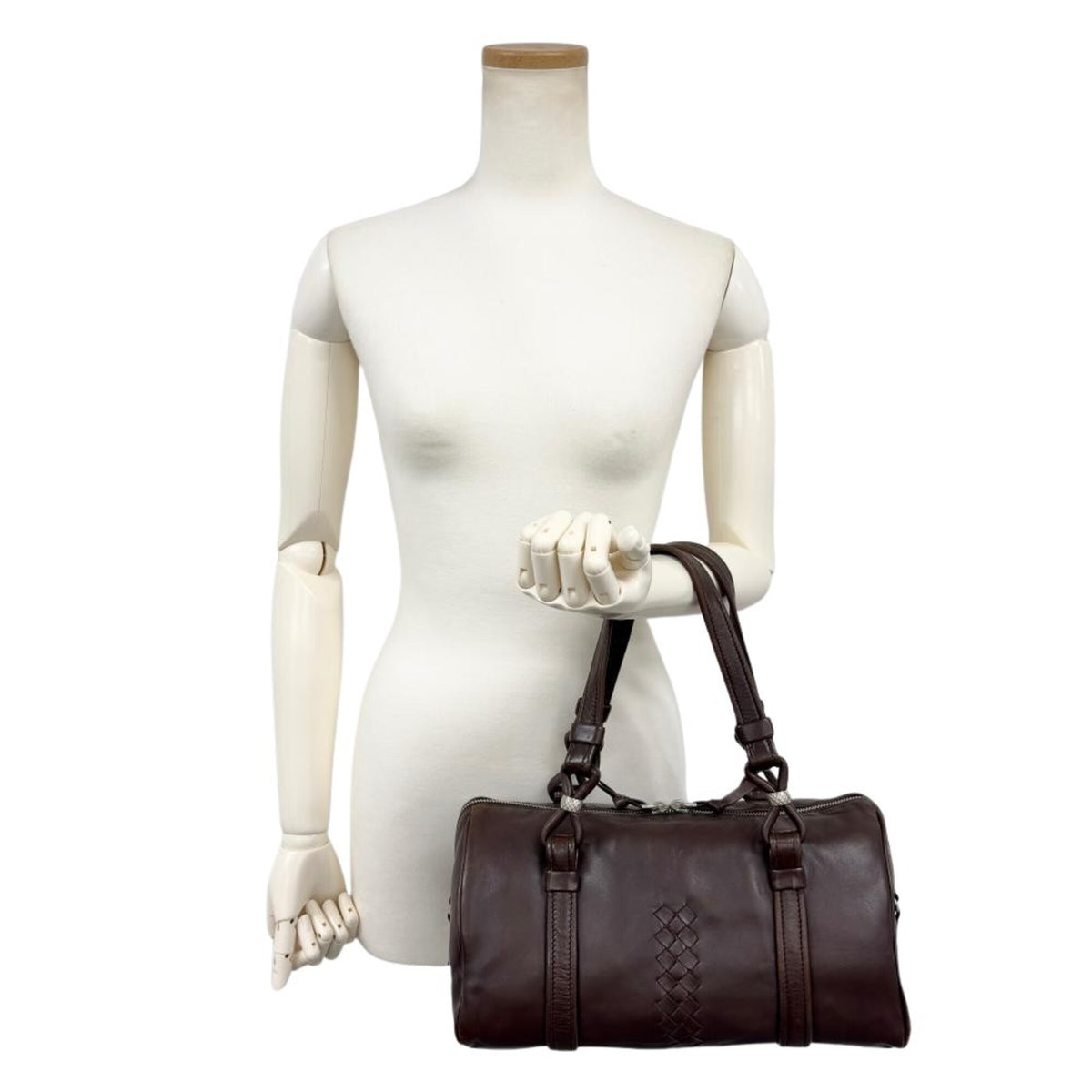 Bottega Veneta Brown Leather Handbag (Pre-Owned)