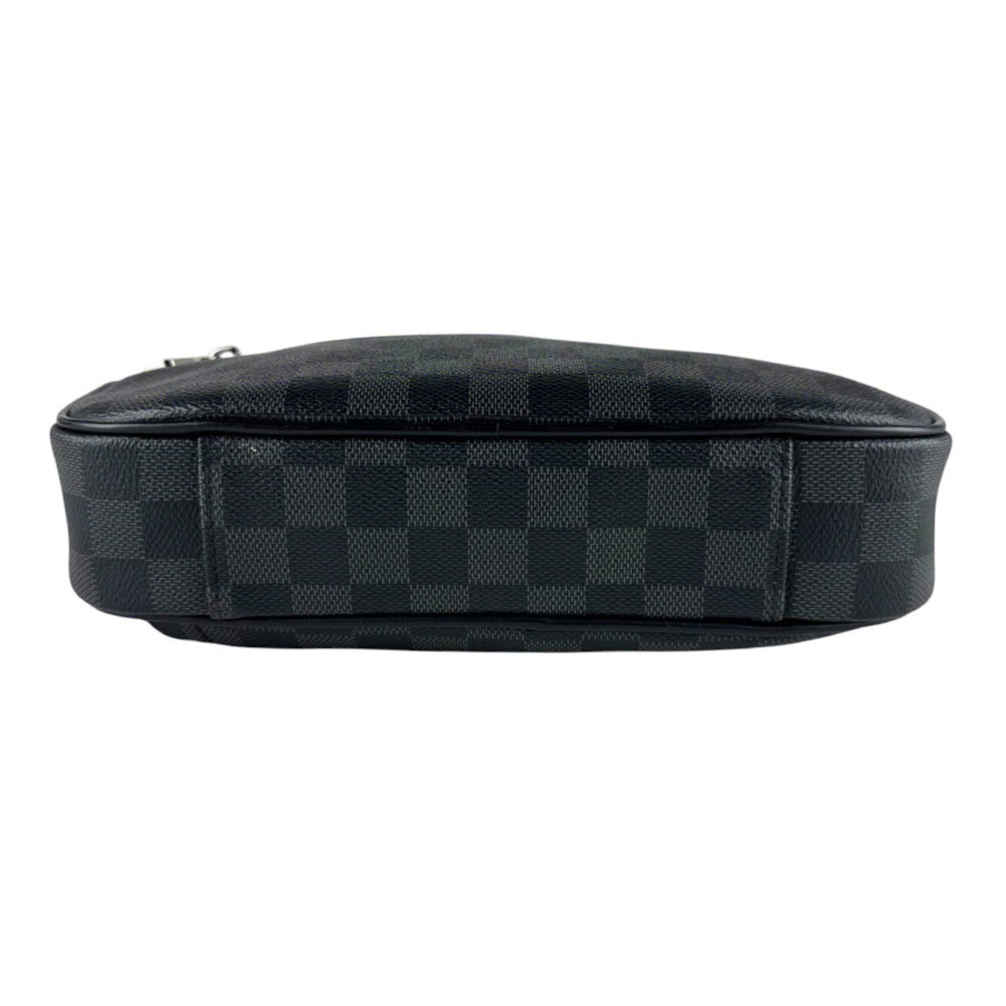 Louis Vuitton Black Damier Graphite Damier Graphite Sling Bag (Pre-Owned)