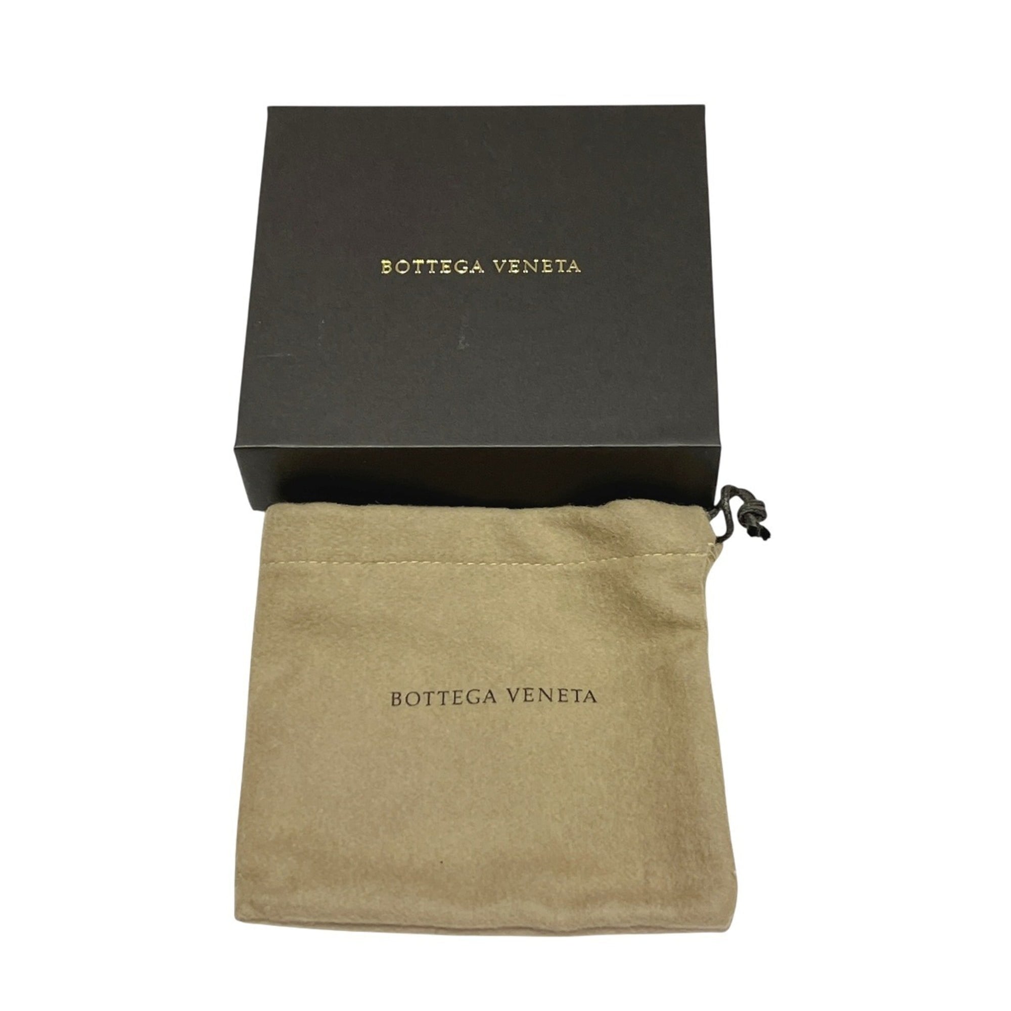 Bottega Veneta Intrecciato Navy Leather Wallet (Bi-Fold) (Pre-Owned)