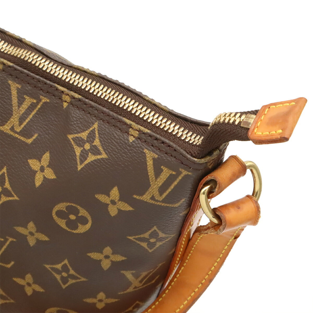 Louis Vuitton Brown Monogram Canvas Pvc Coated Canvas Shoulder Bag (Pre-Owned)
