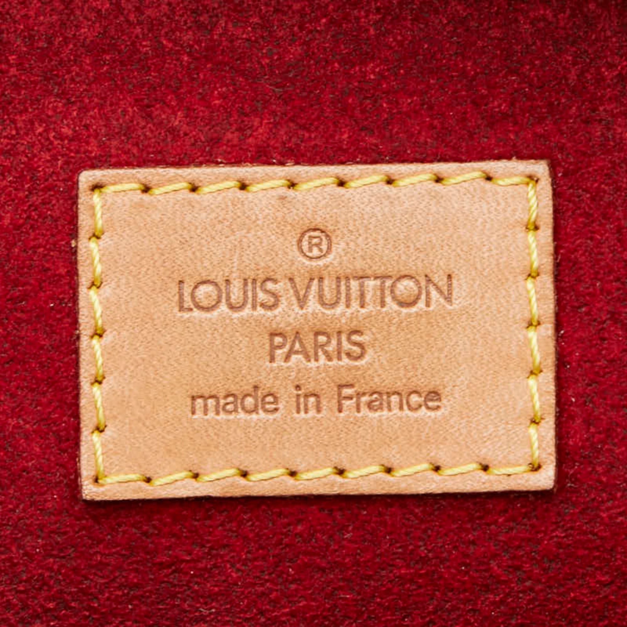 Louis Vuitton Brown Pvc Leather Handbag (Pre-Owned)