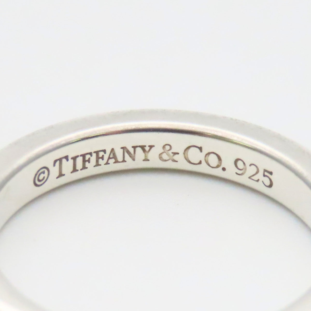 Tiffany Silver Silver 925 Band Ring (Pre-Owned)