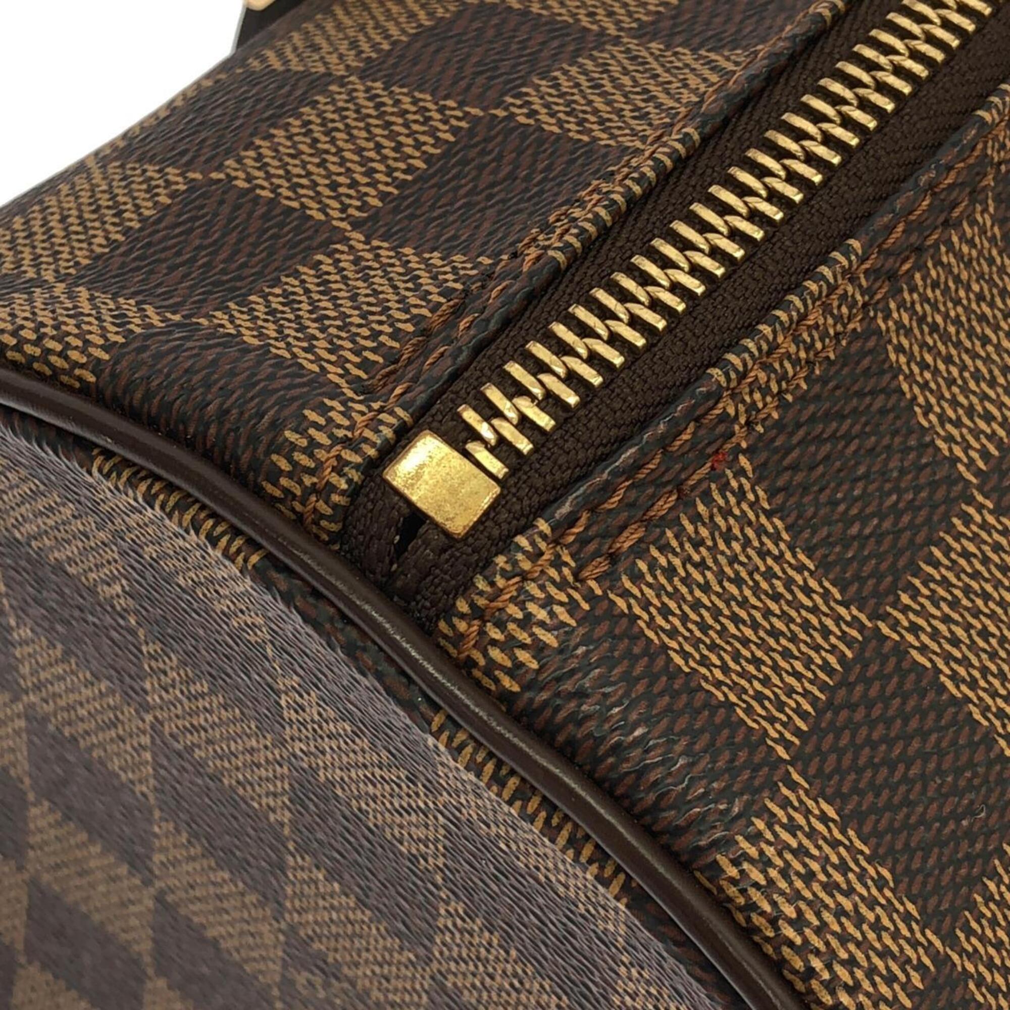 Louis Vuitton Ebene Coated Canvas Handbag Pouch (Pre-Owned)
