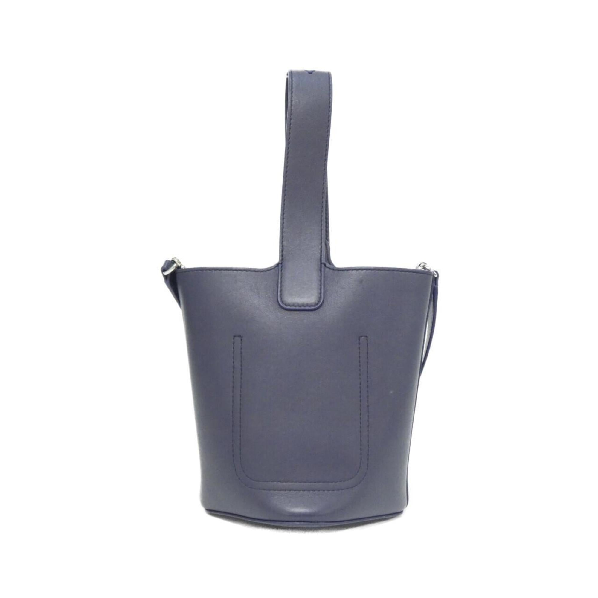 Loewe Blue Leather Handbag (Pre-Owned)