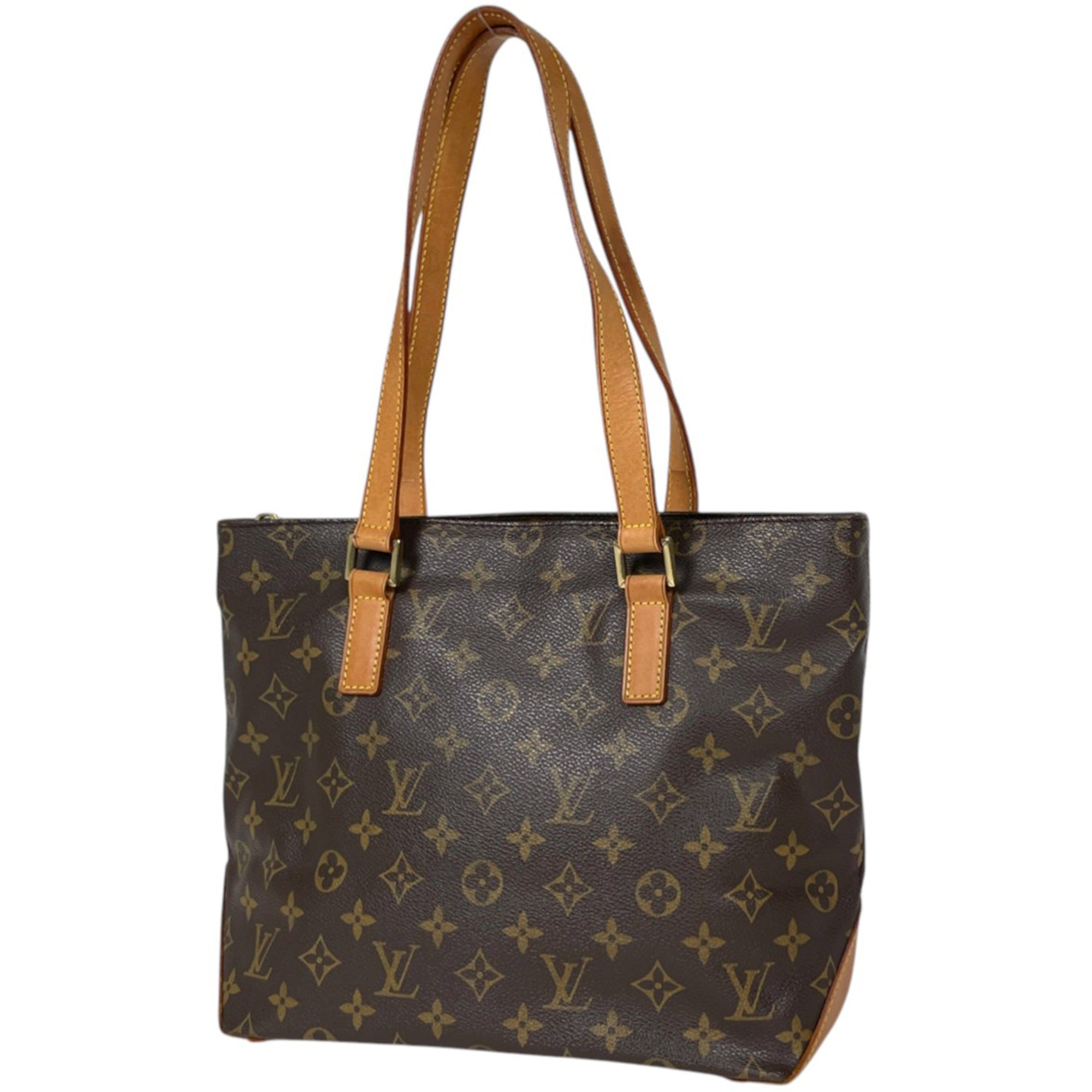 Louis Vuitton Brown Monogram Shoulder Bag Tote Bag (Pre-Owned)