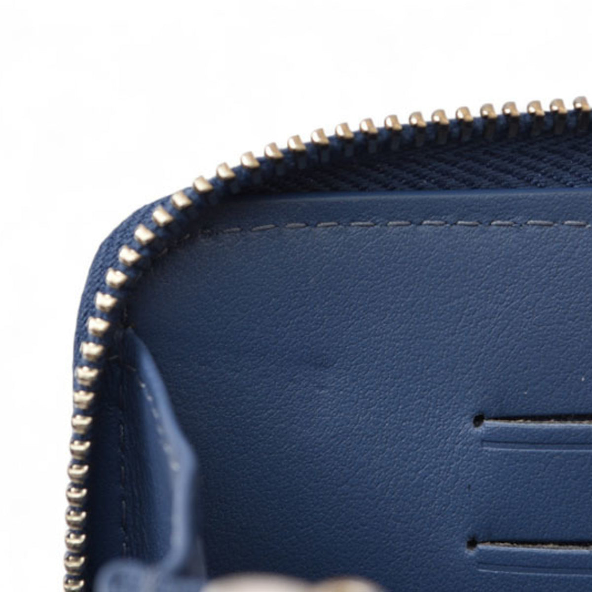 Chanel Blue Tweed Wallet (Bi-Fold) (Pre-Owned)
