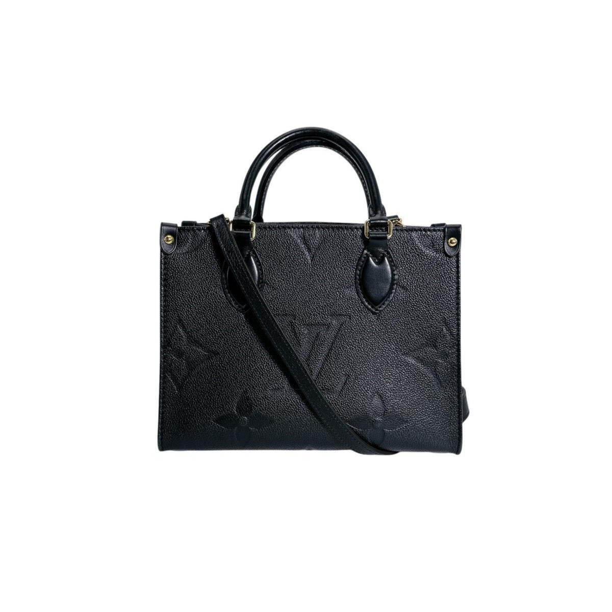 Louis Vuitton Black Noir Monogram Empreinte Handbag Tote Bag (Pre-Owned)