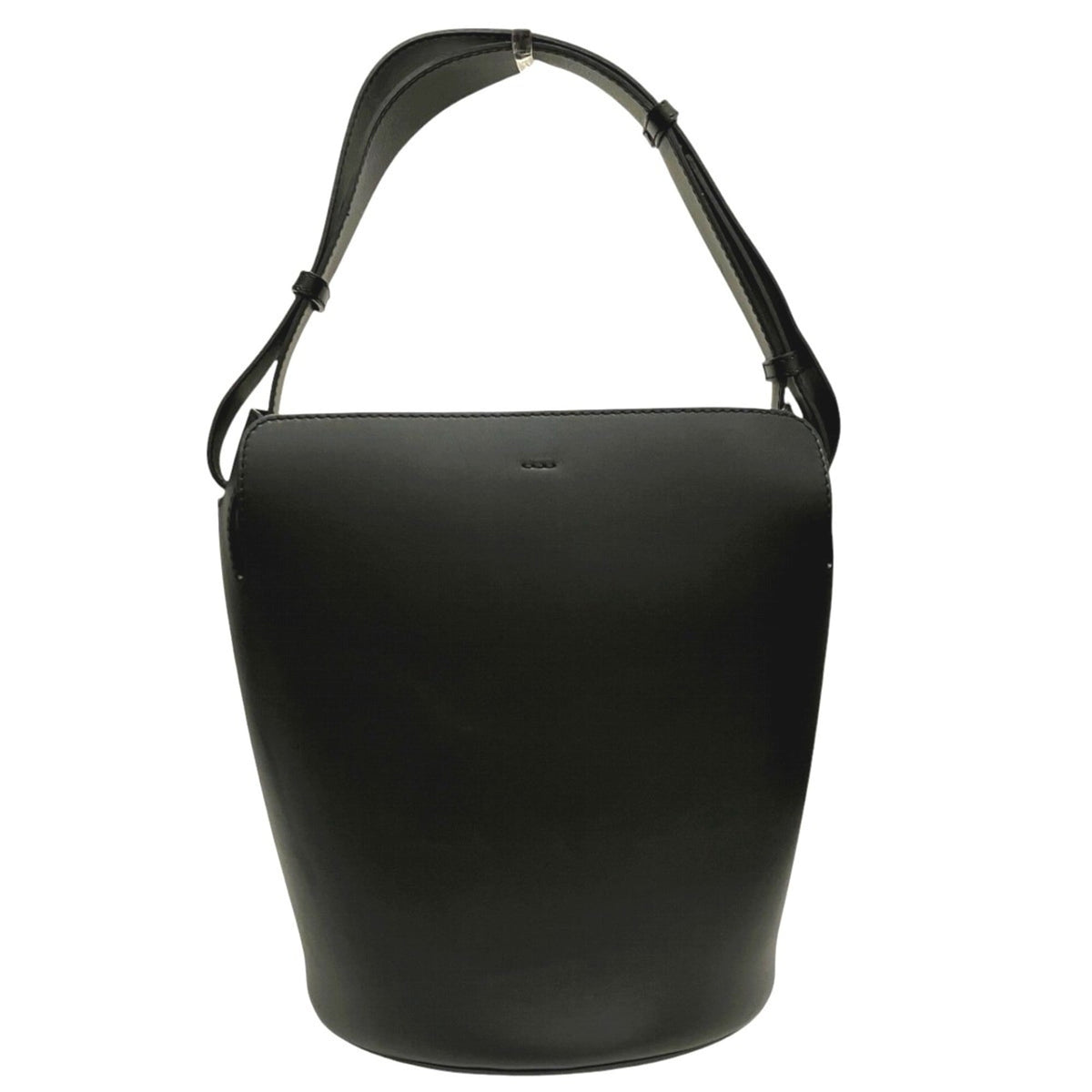 Burberry Black Leather Pouch Shoulder Bag (Pre-Owned)