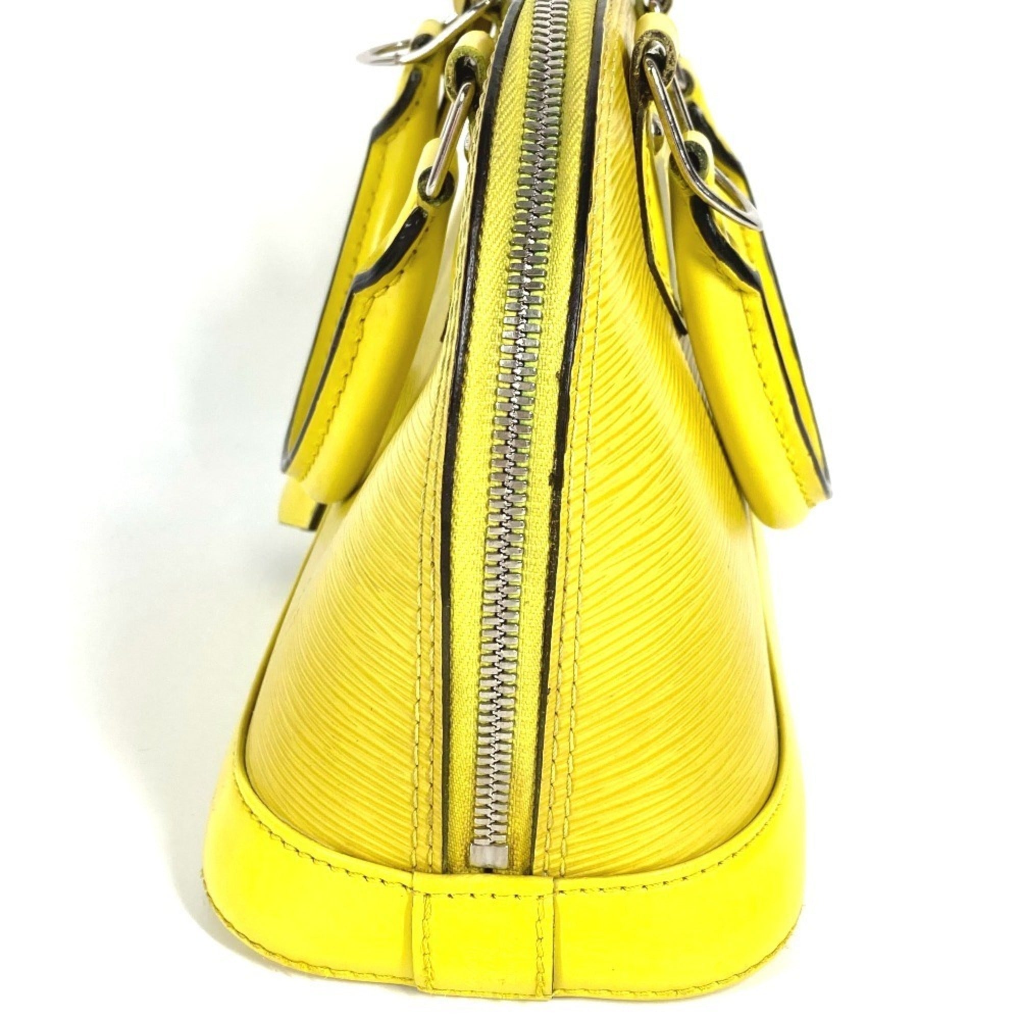 Louis Vuitton Pistache Yellow Epi Leather Handbag Shoulder Bag (Pre-Owned)