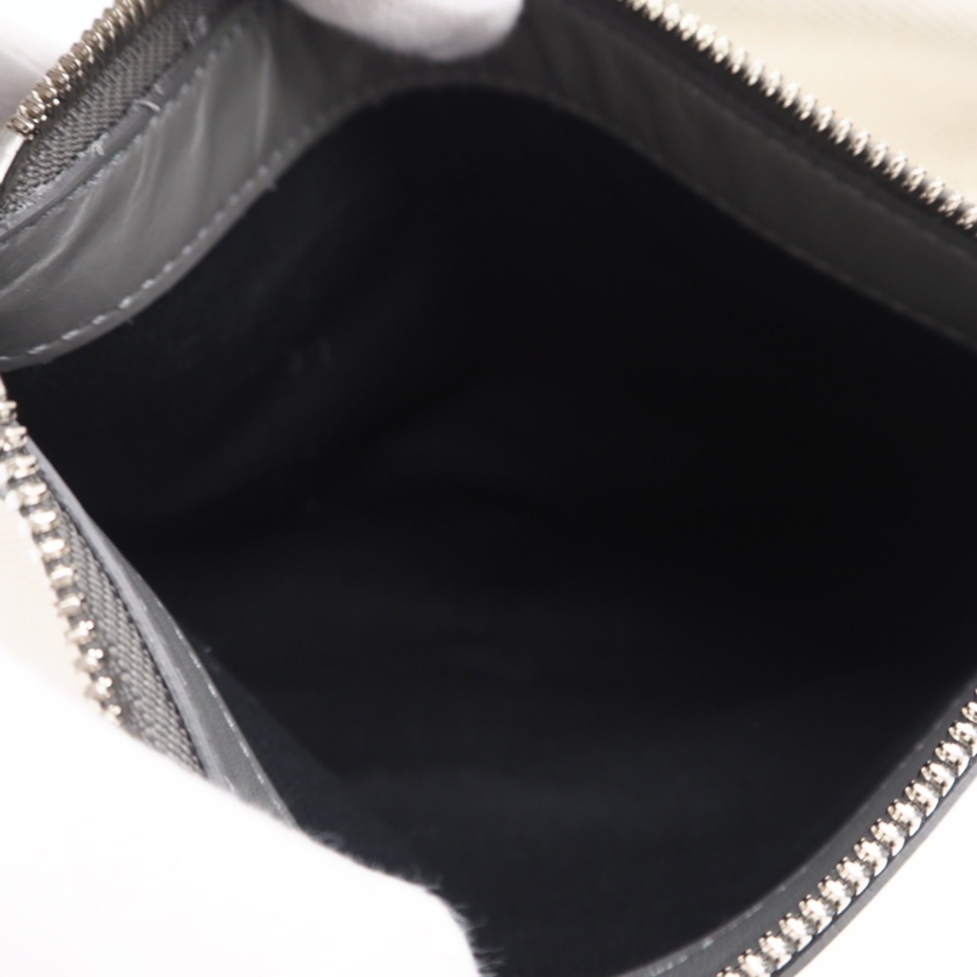 Balenciaga Gray Canvas Leather Pouch Tote Bag (Pre-Owned)