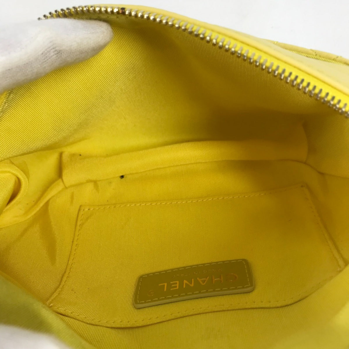 Chanel Yellow Leather Other (Pre-Owned)