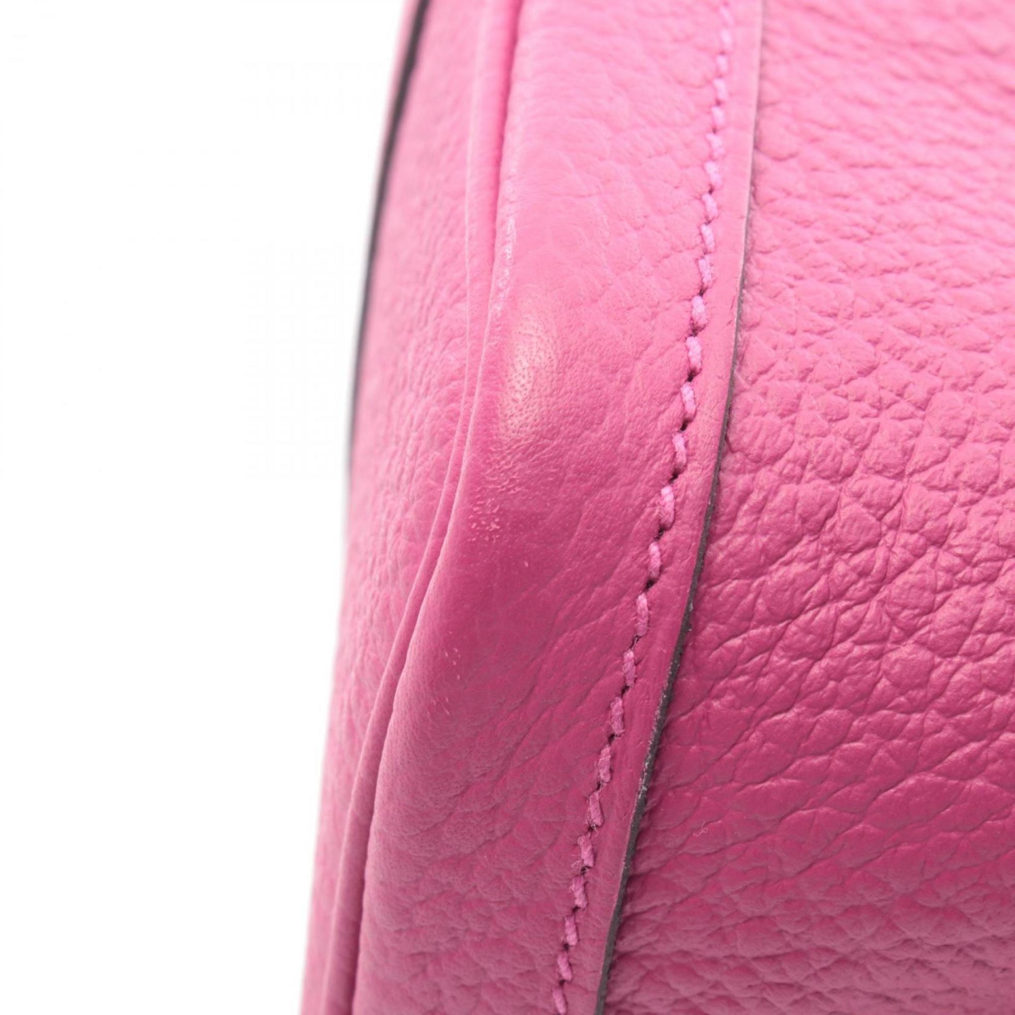Hermes Pink Rose Purple Country Leather Leather Handbag Tote Bag (Pre-Owned)