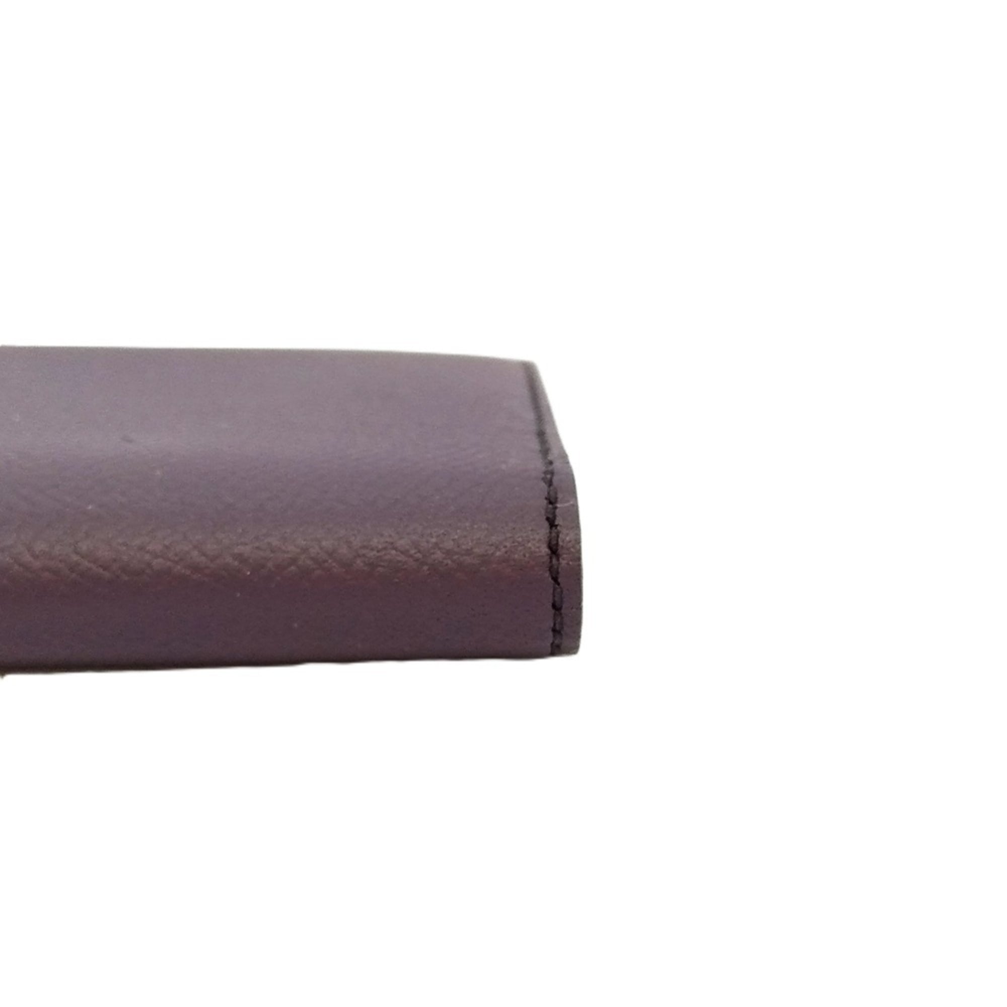 Hermes Purple Epsom Leather Bill Wallet (Bi-Fold) (Pre-Owned)