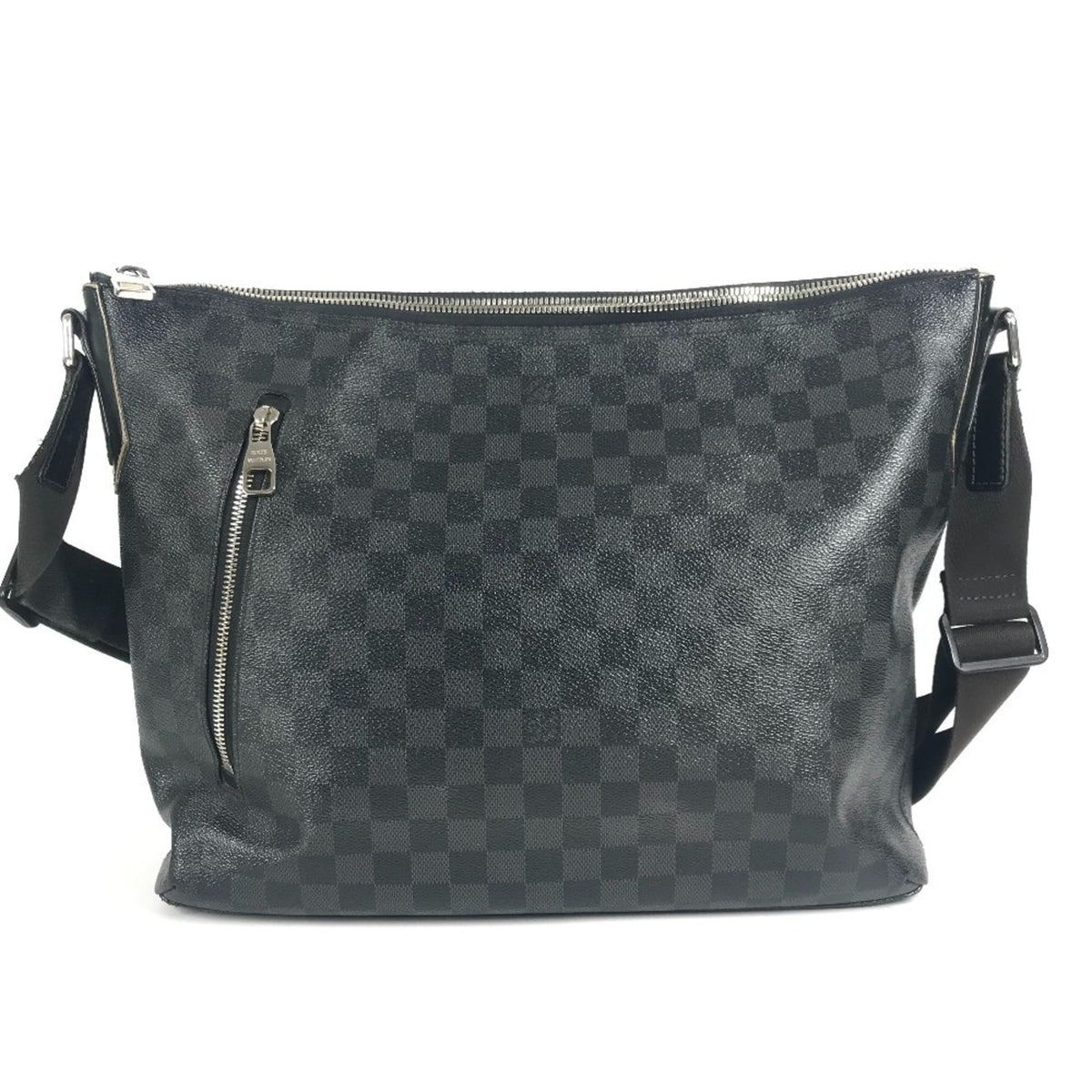 Louis Vuitton Black Galle Damier Graphite Shoulder Bag (Pre-Owned)