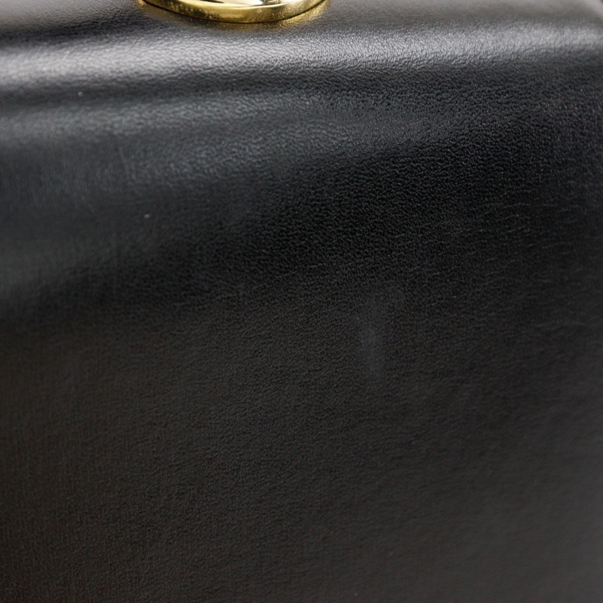 Bally Black Leather Handbag (Pre-Owned)