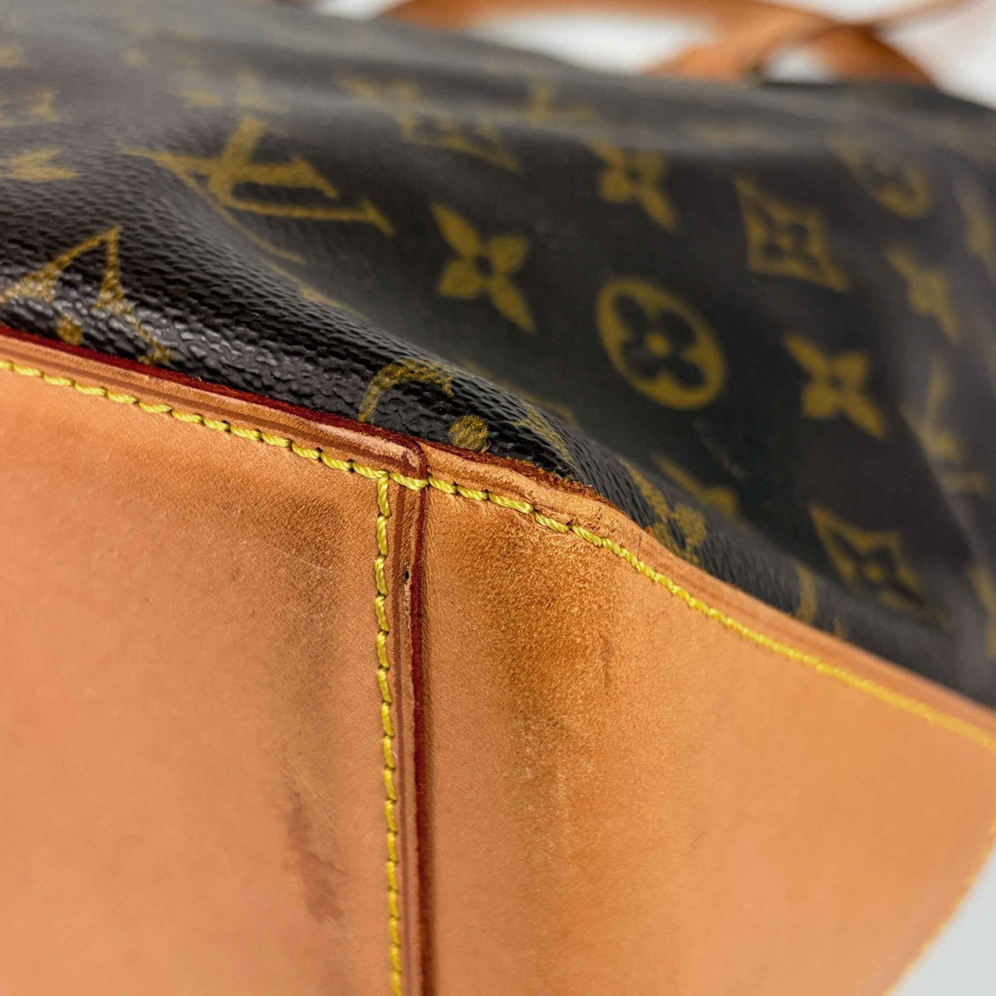 Louis Vuitton Brown Monogram Shoulder Bag Tote Bag (Pre-Owned)