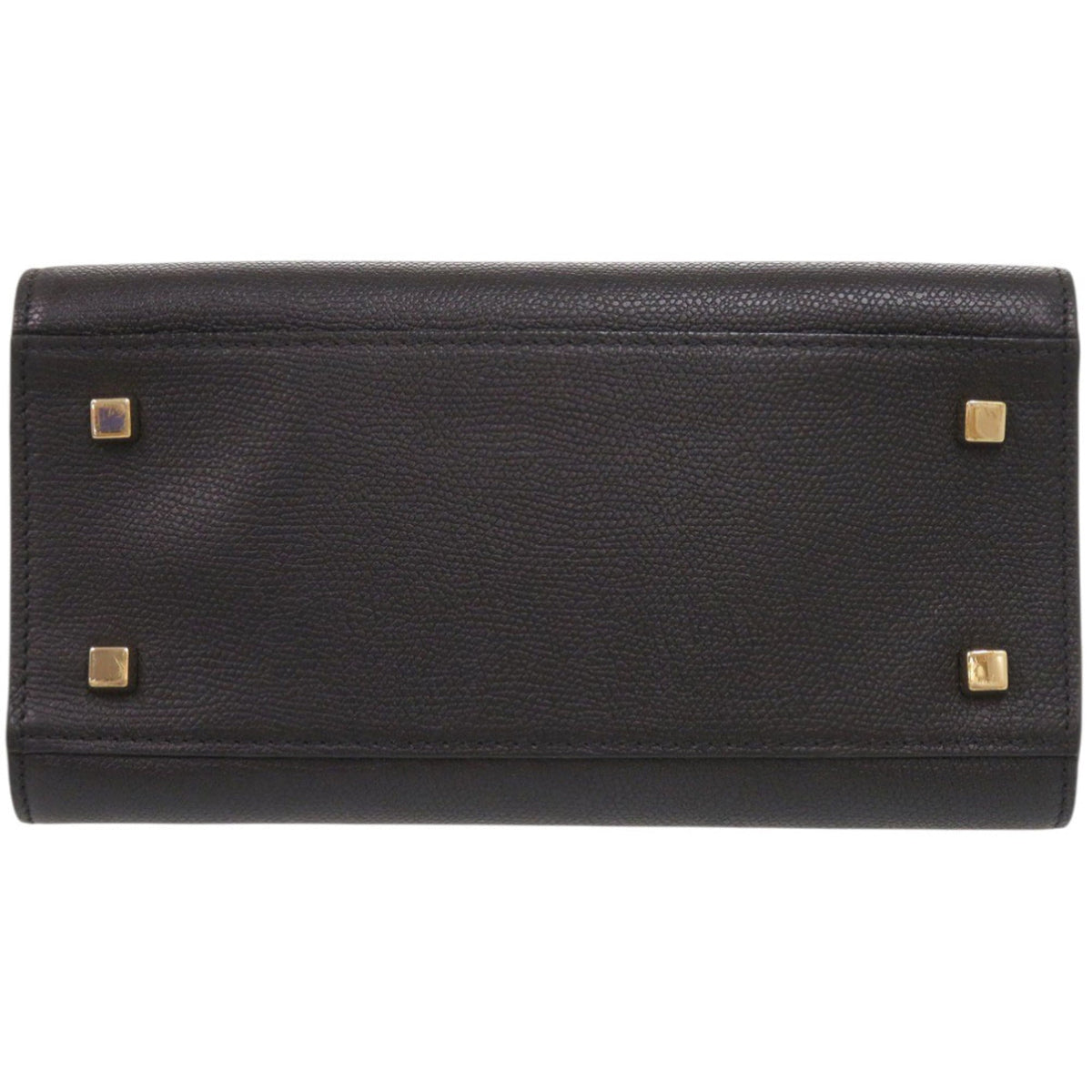 Valextra Black Leather Handbag (Pre-Owned)