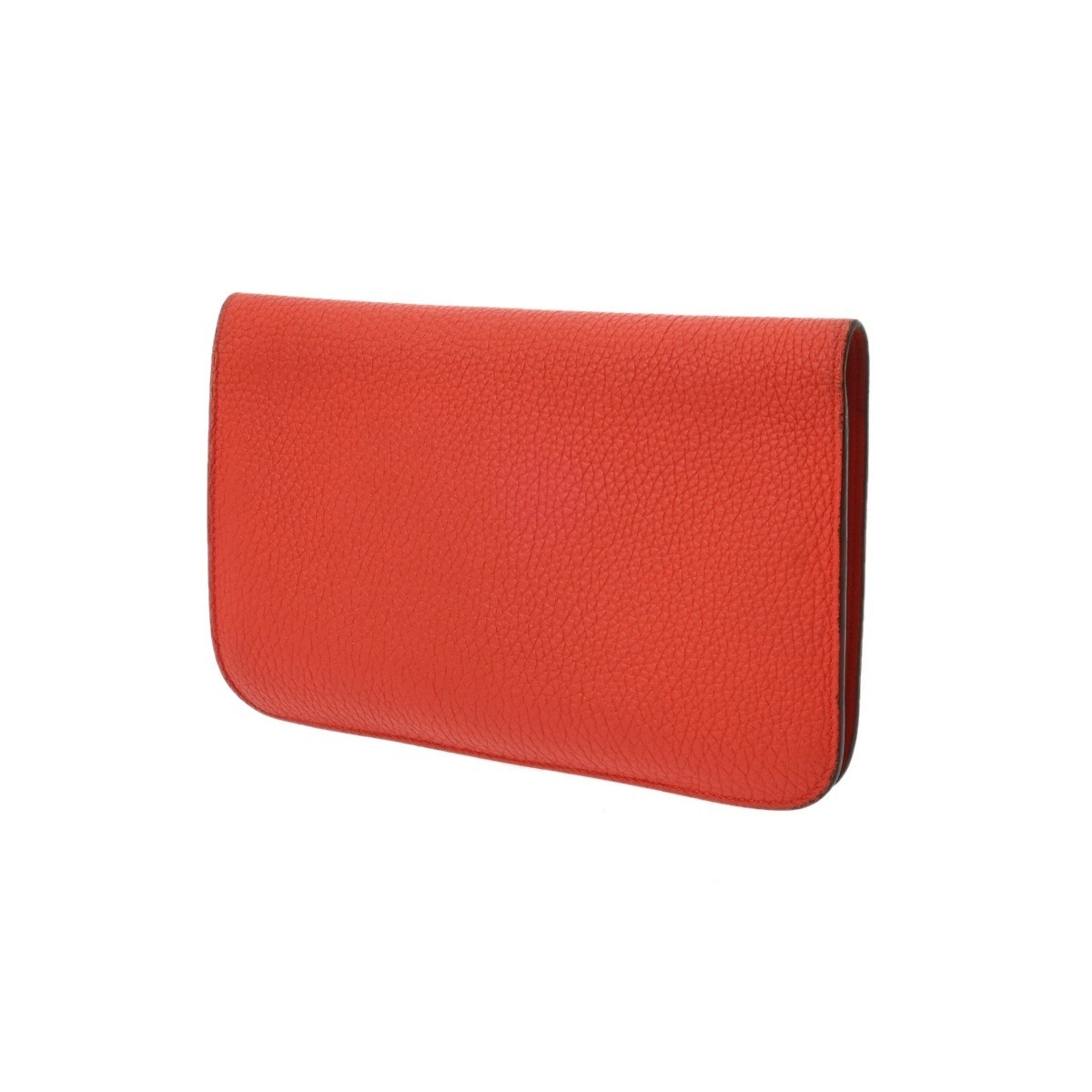 Hermes Togo Leather Long Wallet (Bi-Fold) (Pre-Owned)