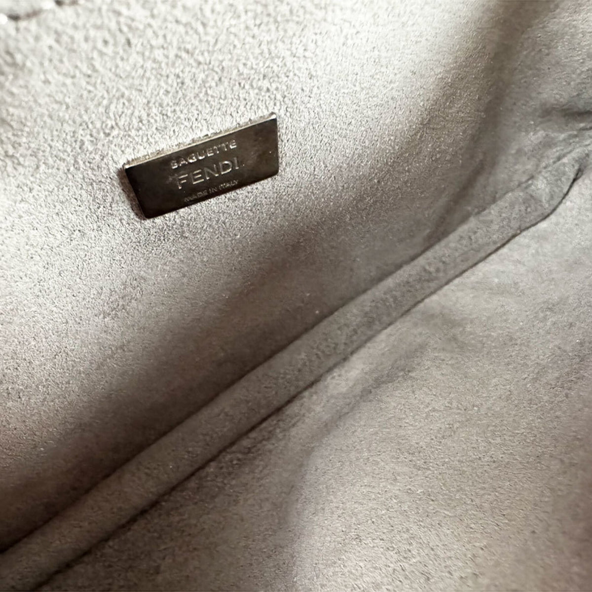 Fendi Blue Leather Shoulder Bag (Pre-Owned)